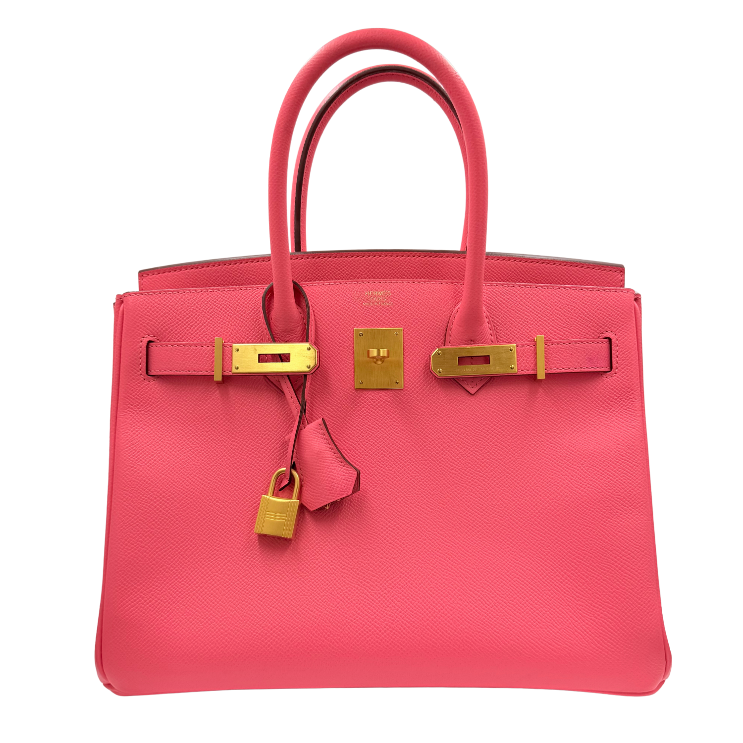 Hermès Special Order (HSS) Birkin 30 Rose Azalee Epsom Leather with Brushed Gold Hardware