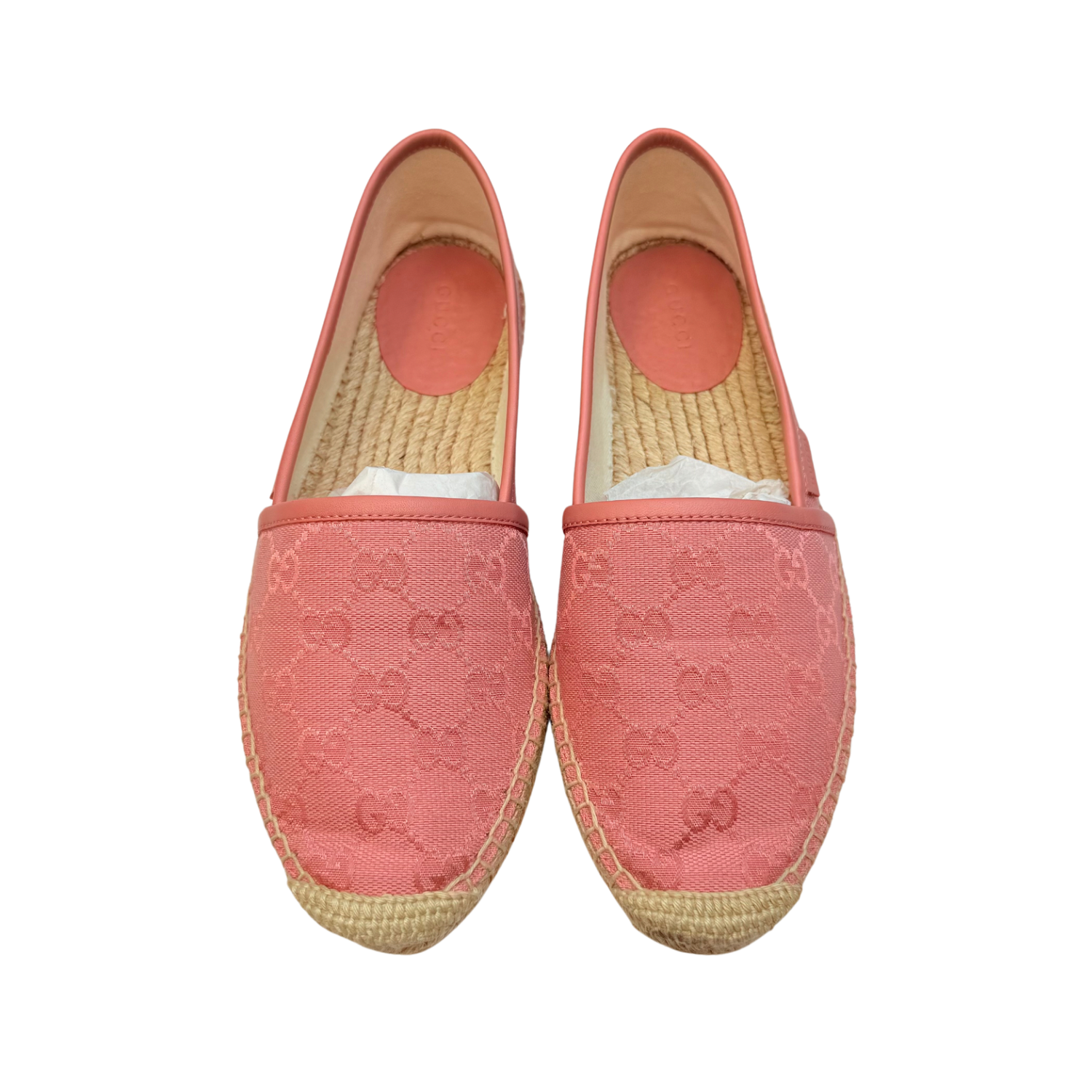 Gucci GG Canvas Espadrilles Pink