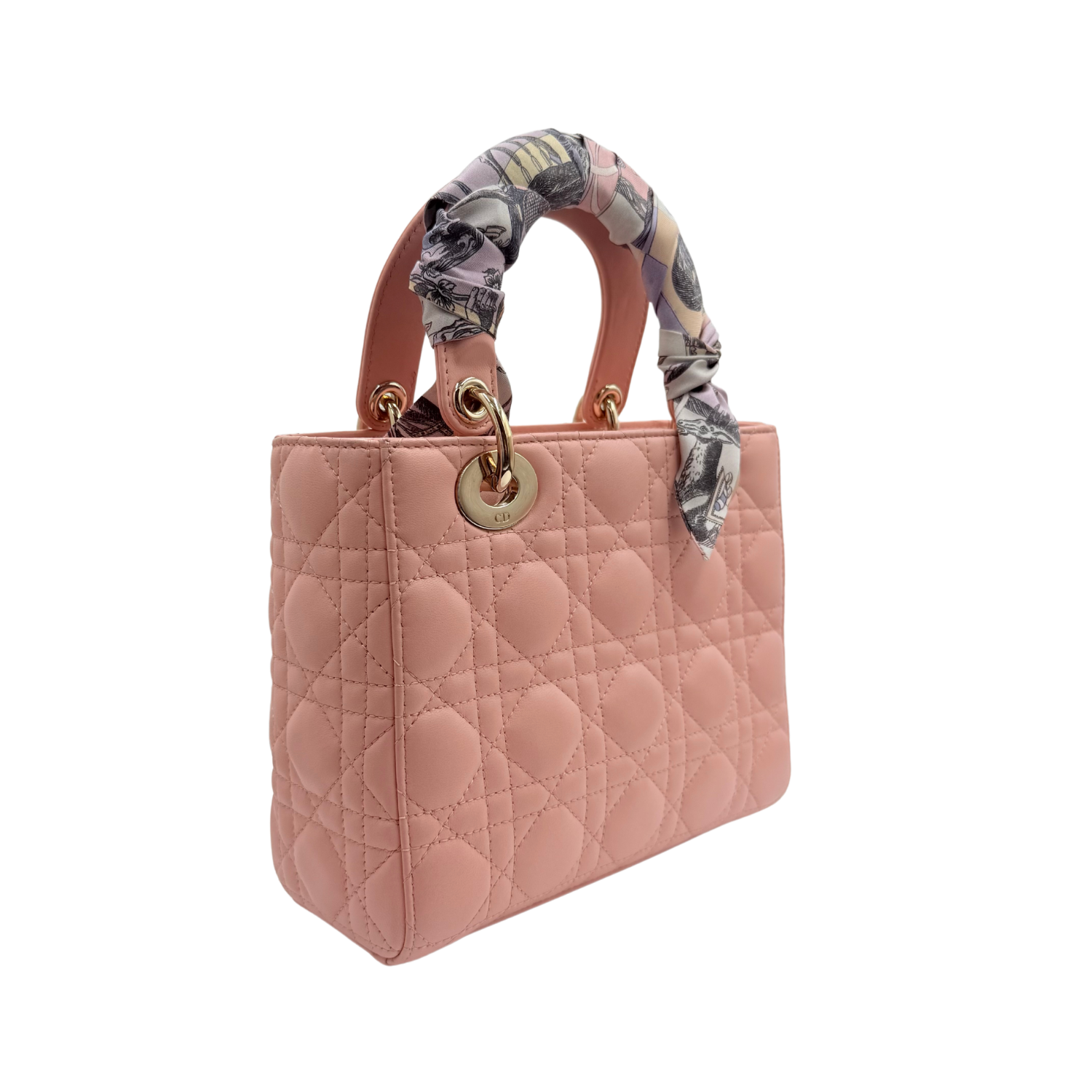 Christian Dior Mini Lady Dior Bag Blush Cannage