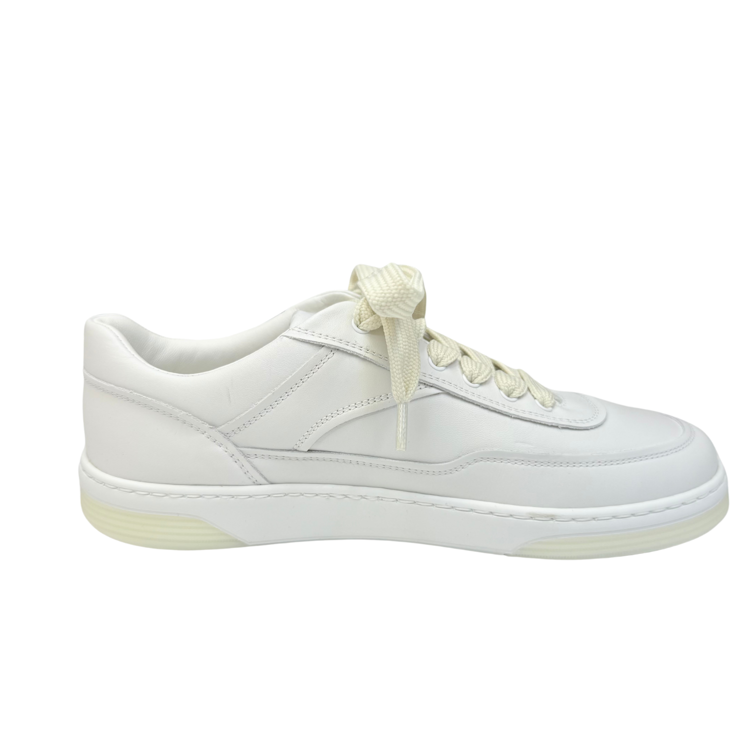 Chanel Interlocking CC Sneakers White