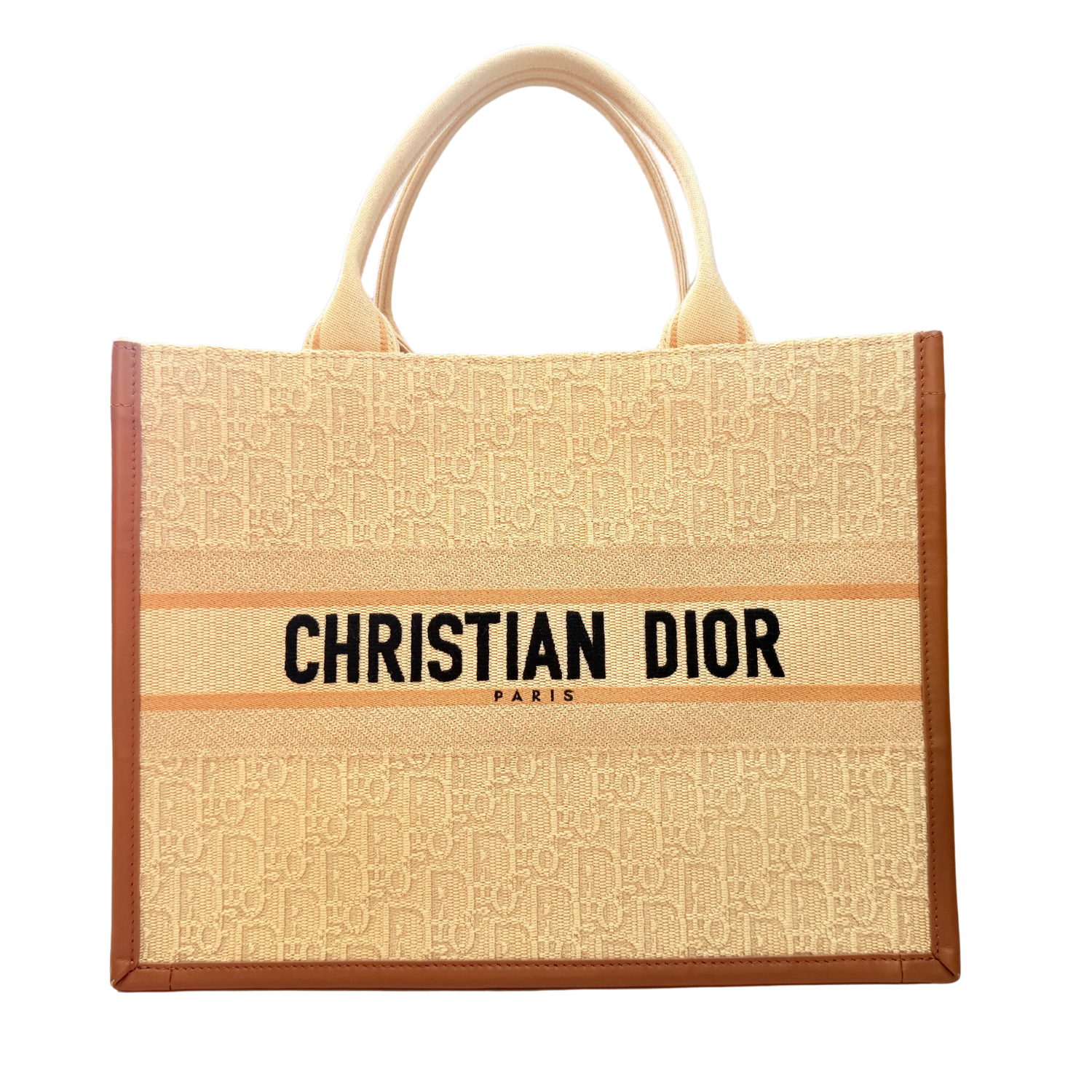 Christian Dior Medium Dior Book Tote Beige