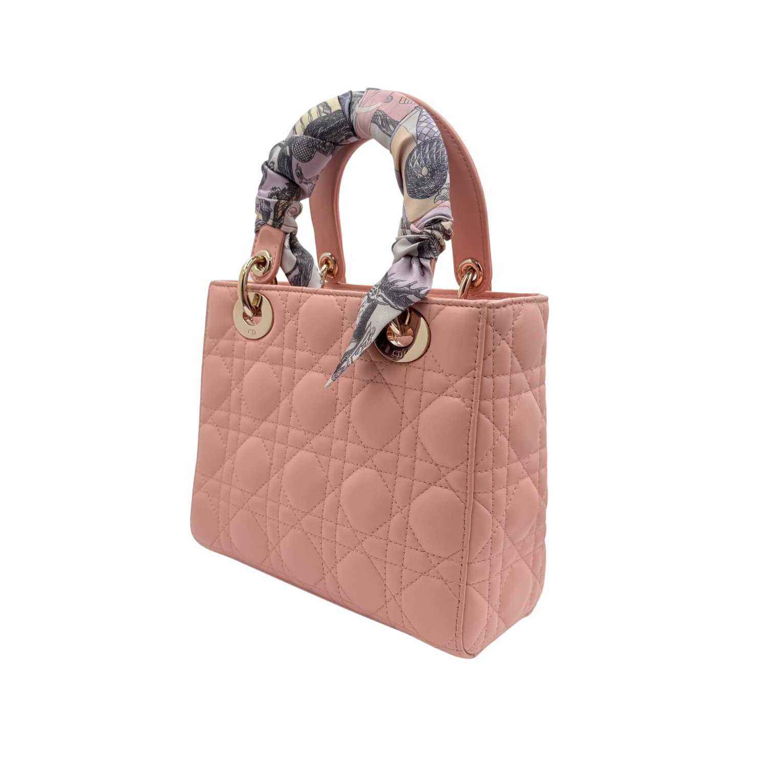 Christian Dior Mini Lady Dior Bag Blush Cannage