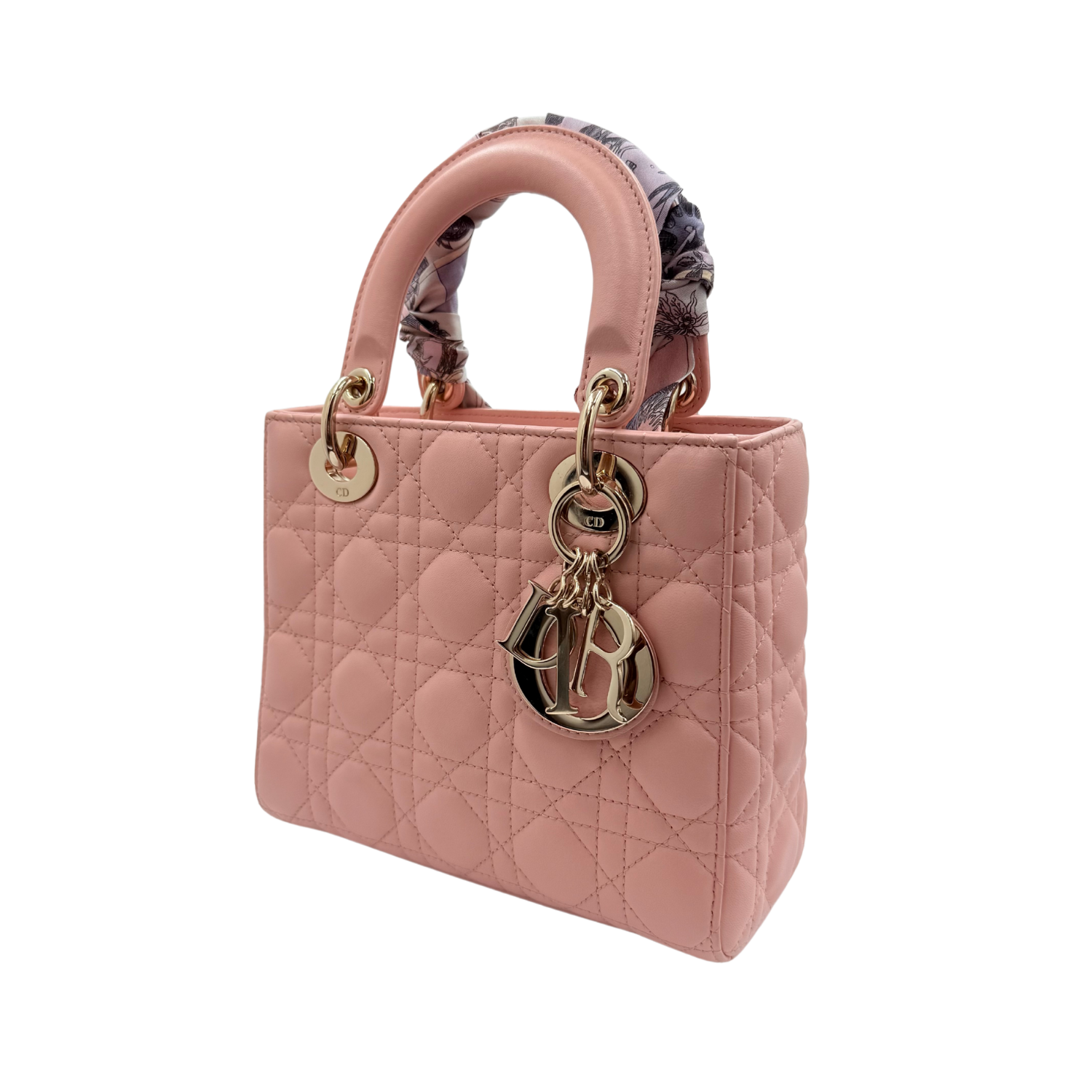 Christian Dior Mini Lady Dior Bag Blush Cannage