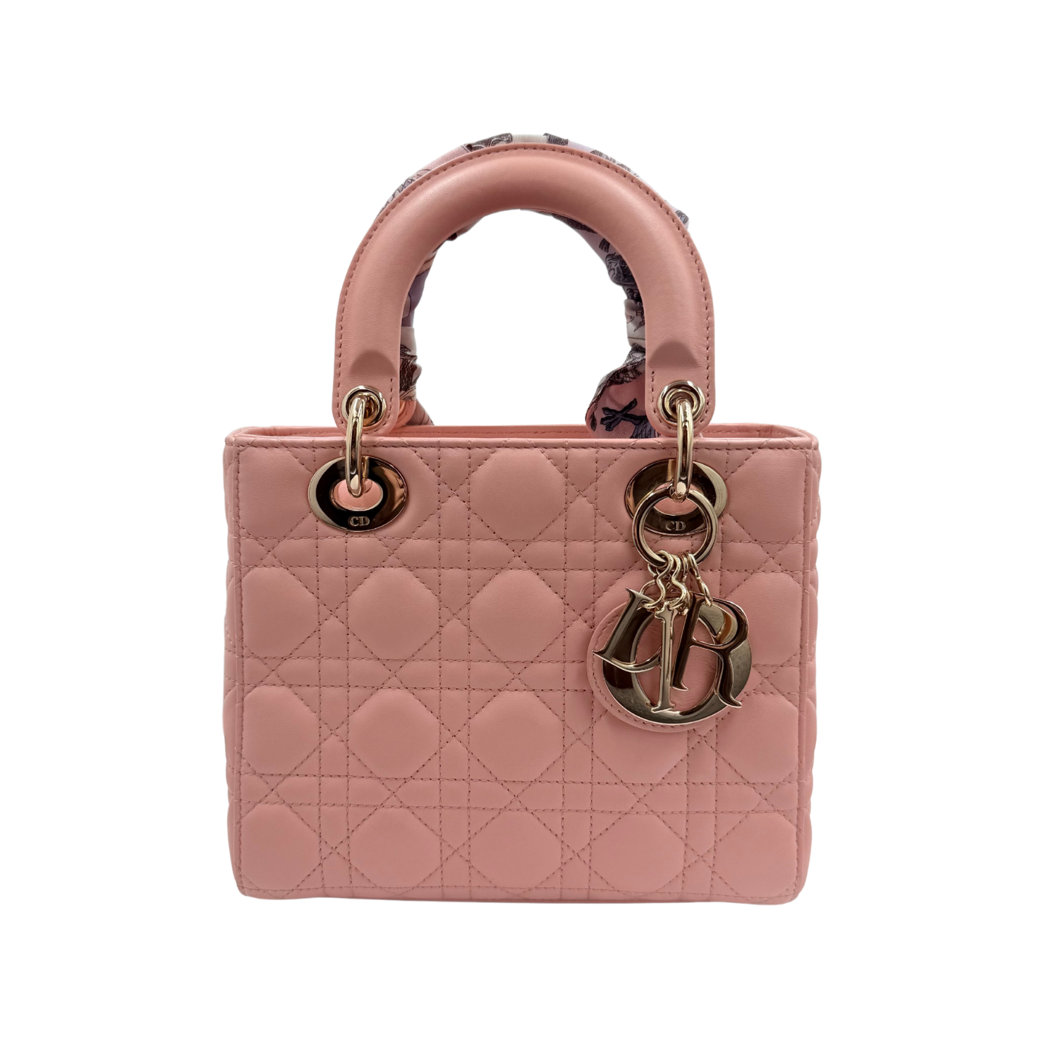 Christian Dior Mini Lady Dior Bag Blush Cannage