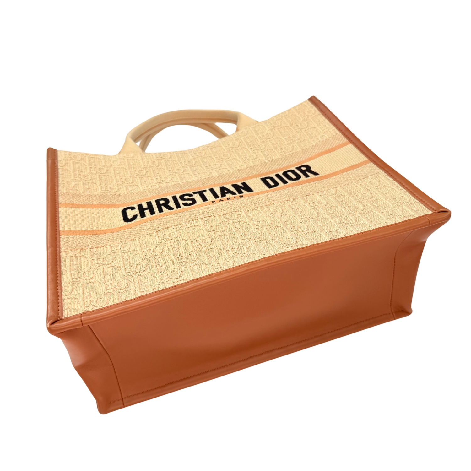 Christian Dior Medium Dior Book Tote Beige