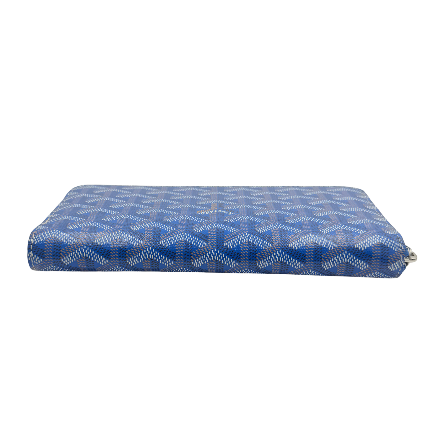 Goyard Matignon Zip Around GM Continental Wallet Blue