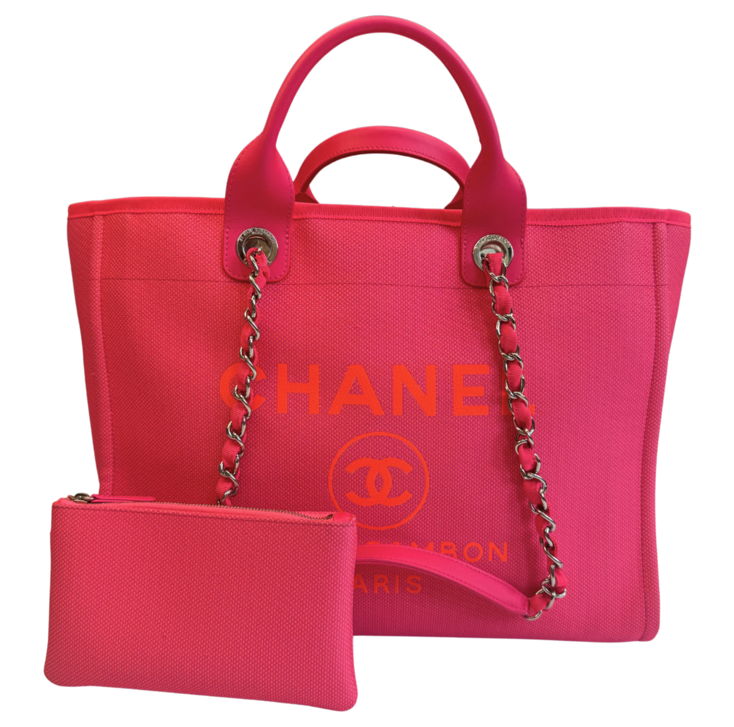 Chanel Deauville Tote Pink