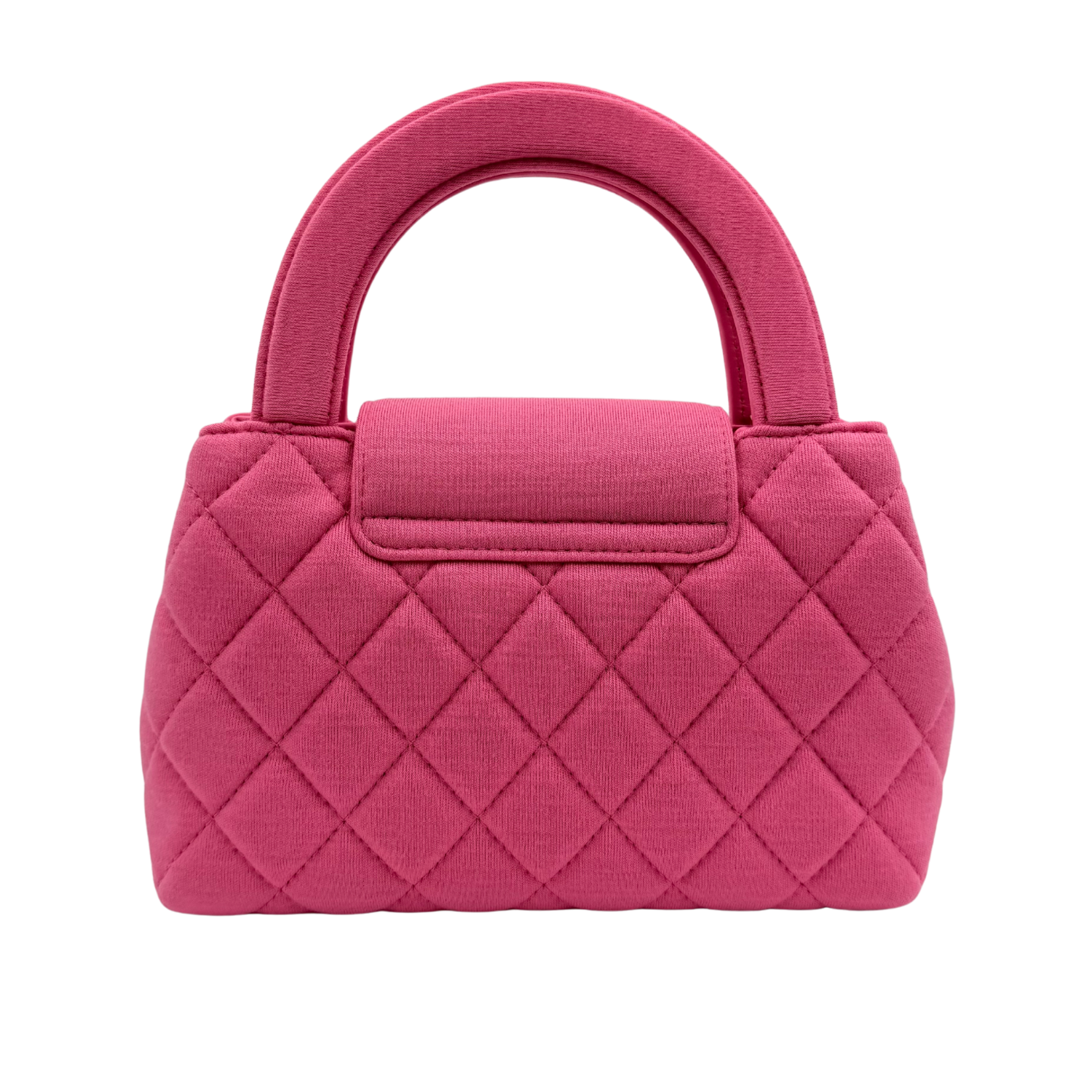 Chanel Kelly Nano Shopper Bag Jersey Pink