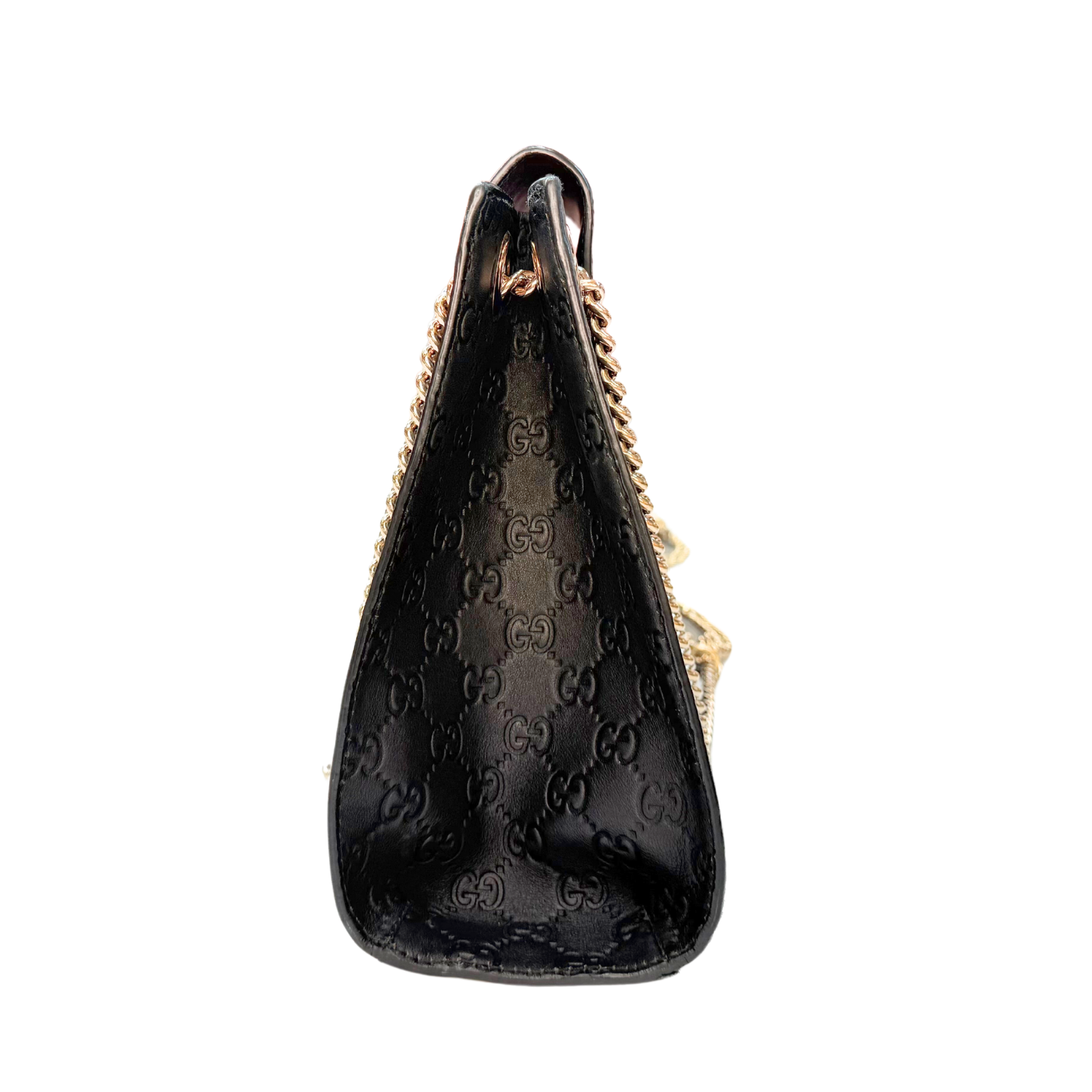 Gucci Medium Microguccissima Emily Flap Bag Black