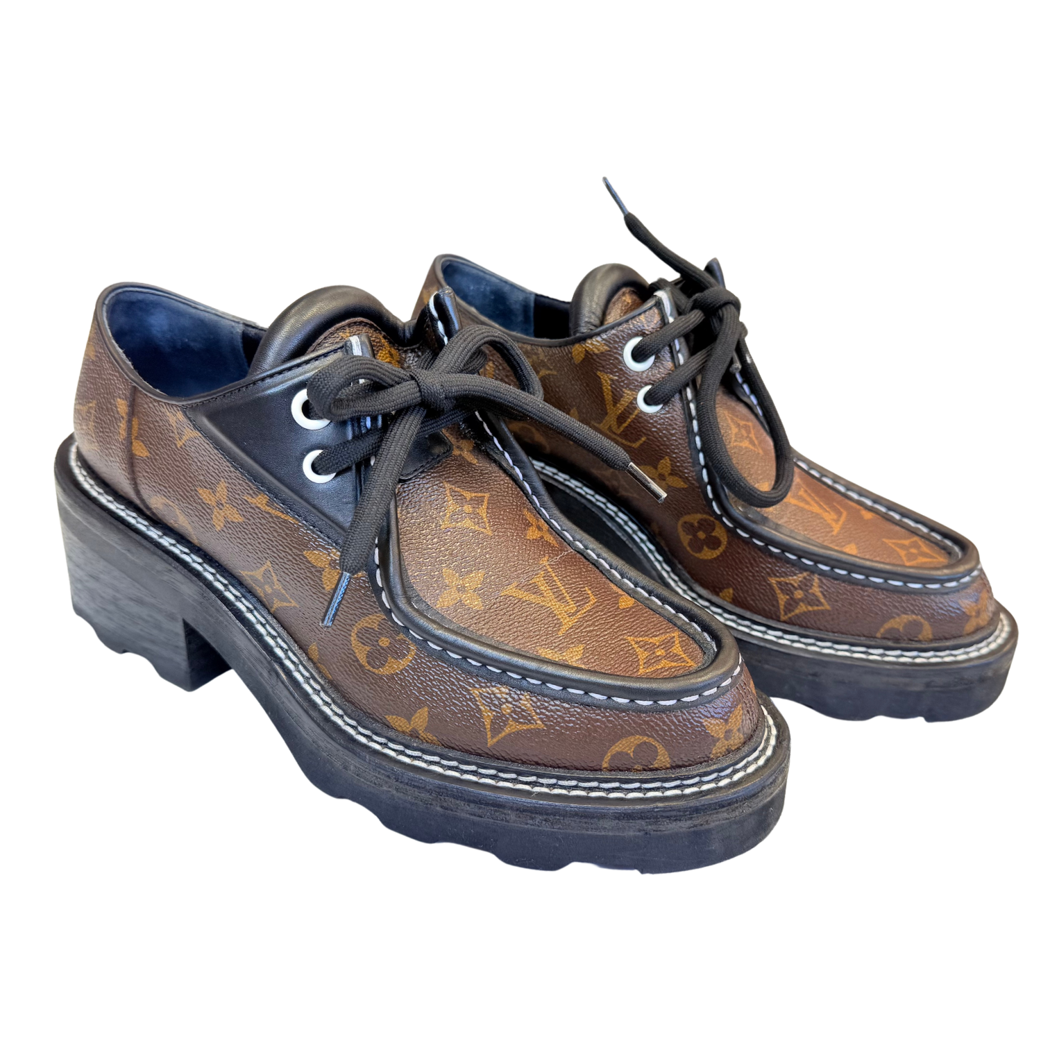 Louis Vuitton Beaubourg Platform Derby