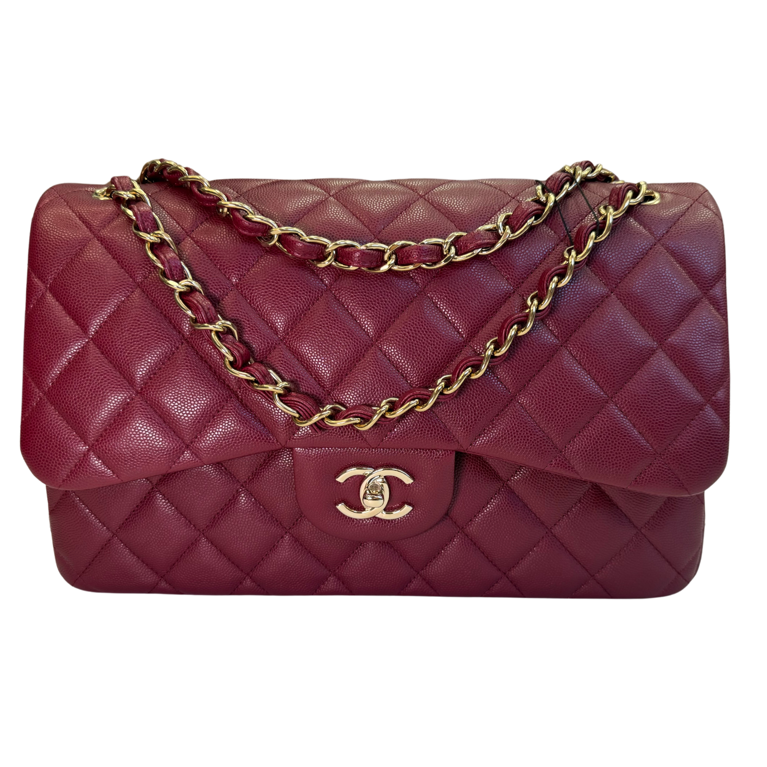 Chanel Jumbo Double Flap Classic Wine