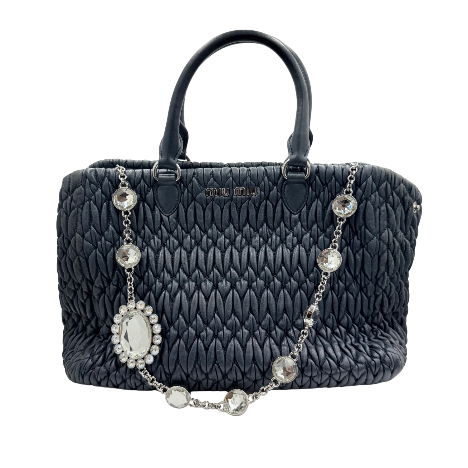 Miu Miu 2way Bag Navy
