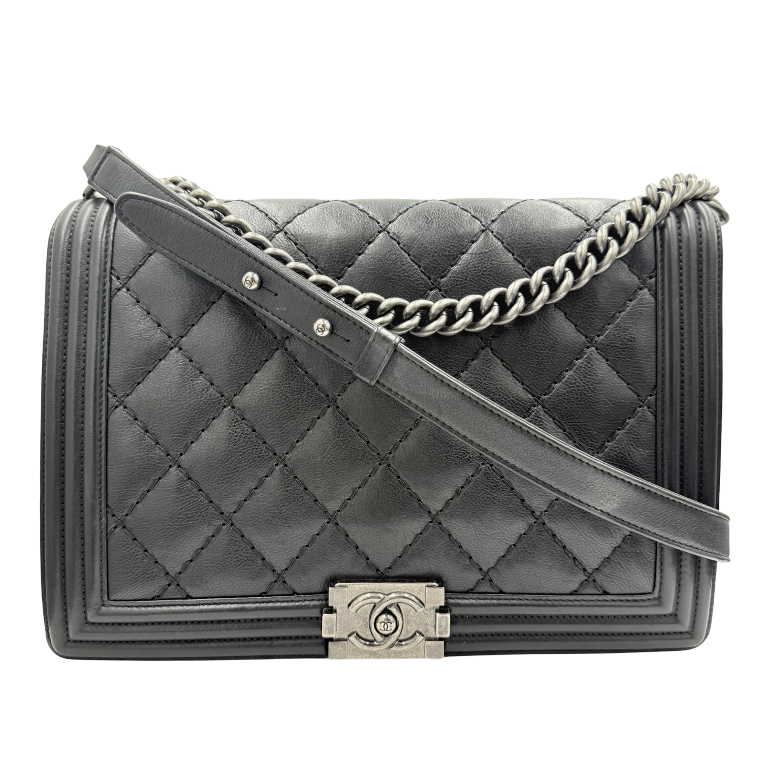 Chanel Maxi Boy Bag Black