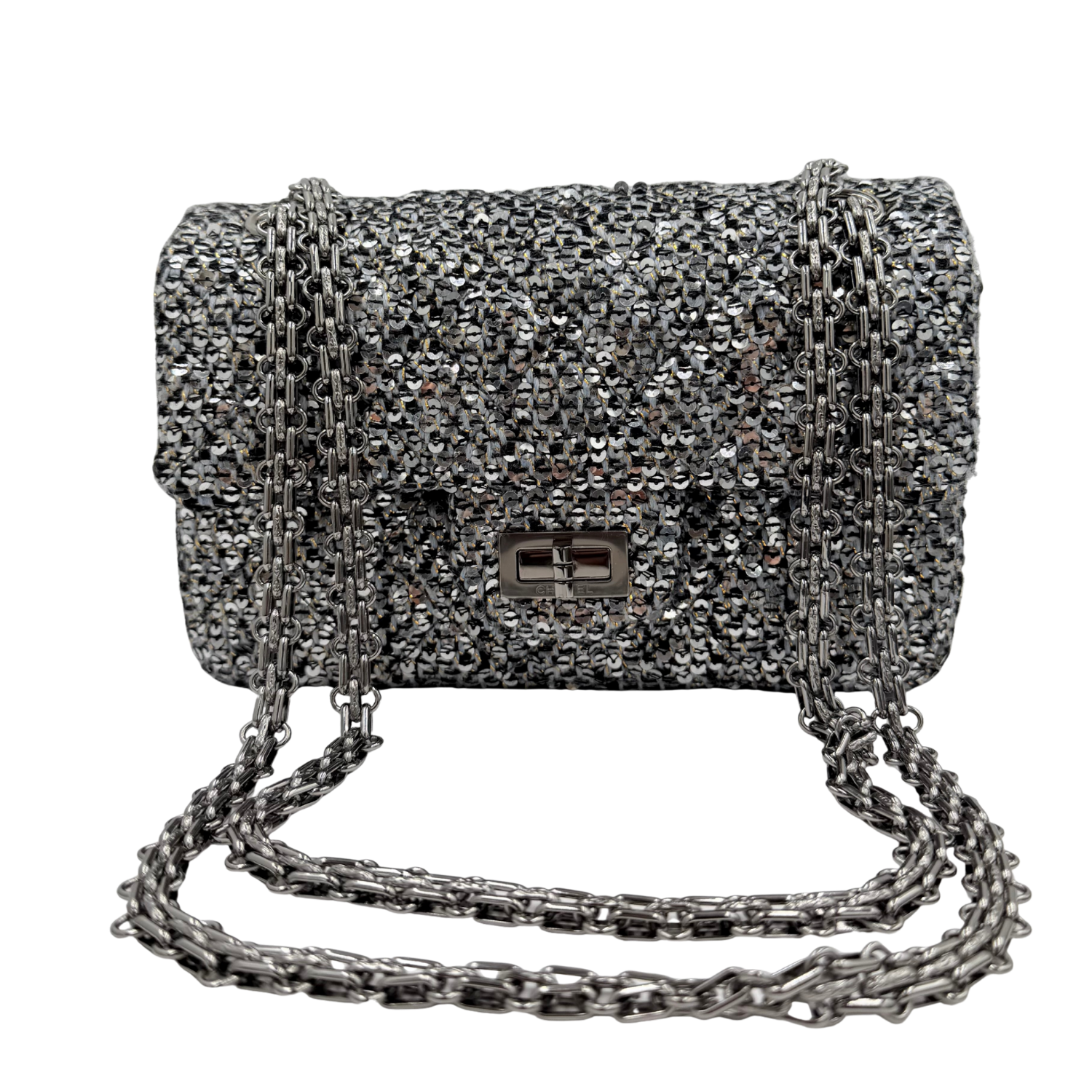 Chanel Limited Tweed Mini Reissue Flap Bag Sequin