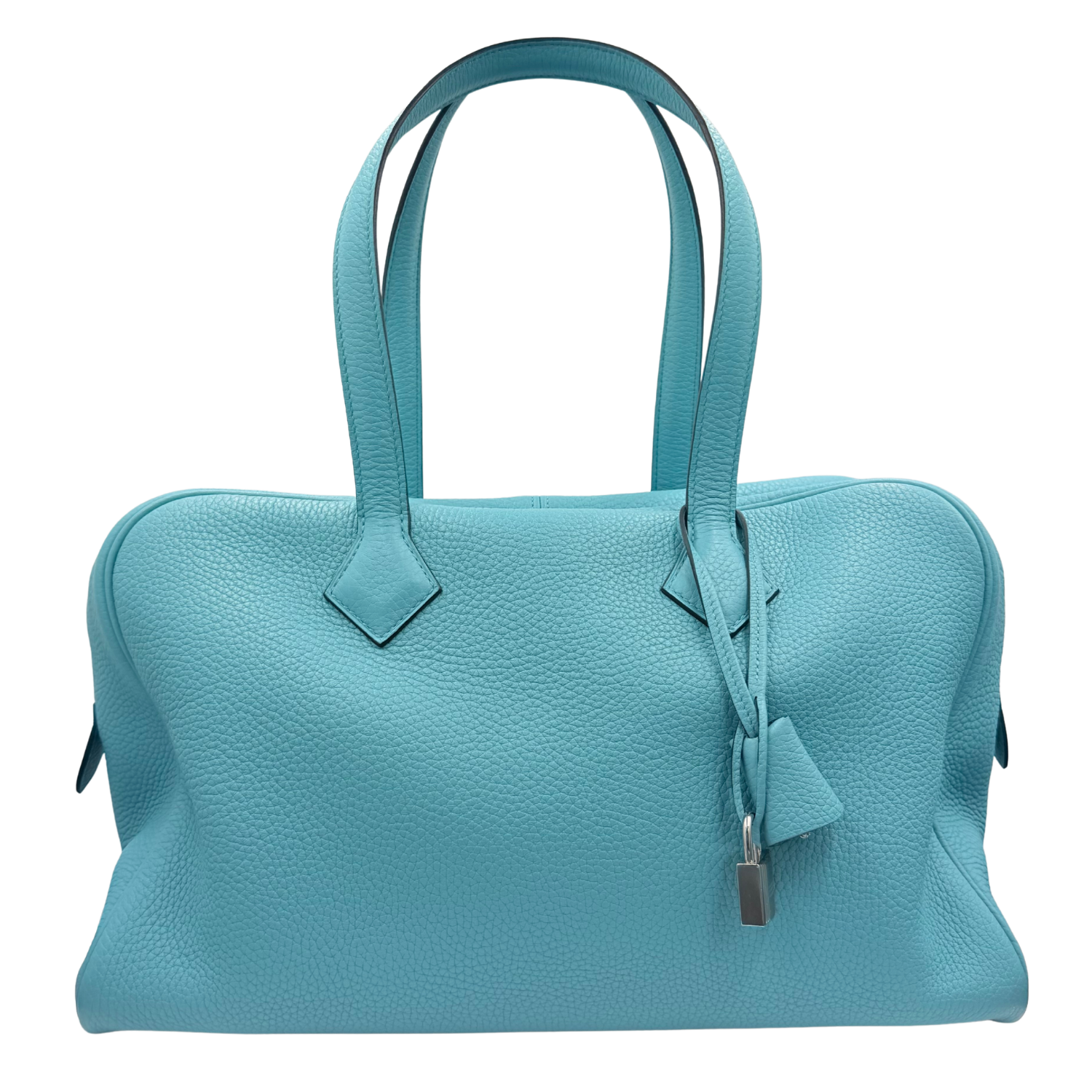 Hermès Victoria II 35 Bleu Saint Cyr