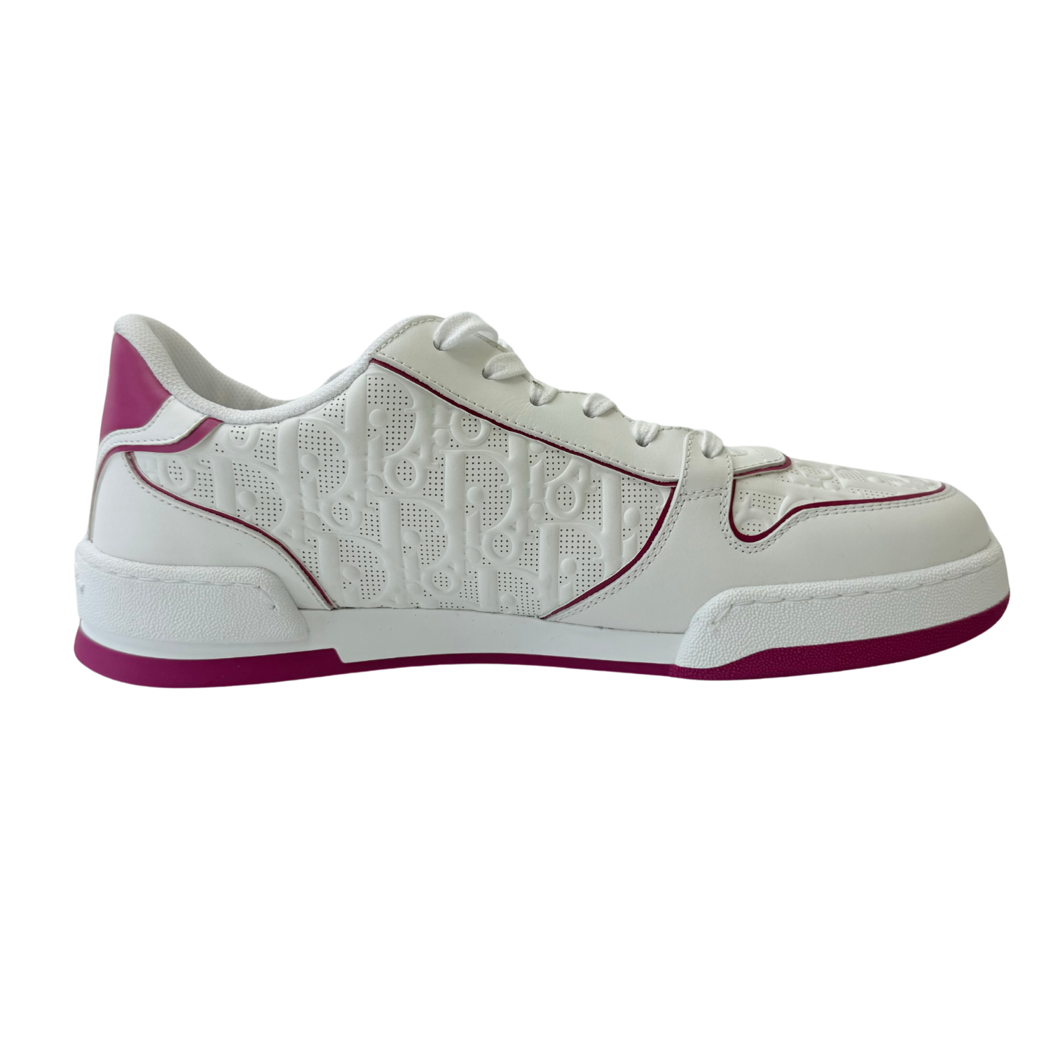 Christian Dior Oblique Laser Perforated Calfskin Leather Low Sneakers