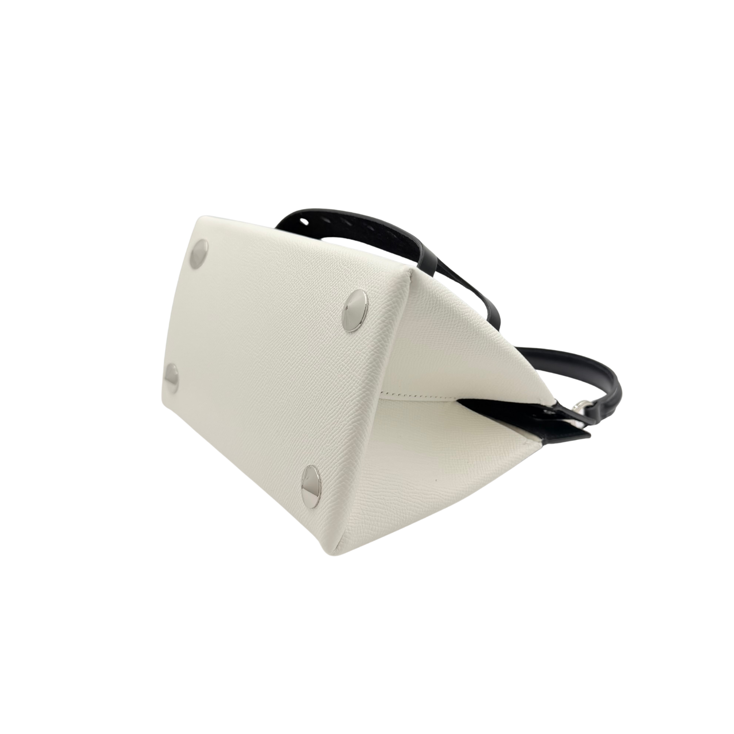 Maison Margiela Small Snatched Asymmetrical Bag Black & White