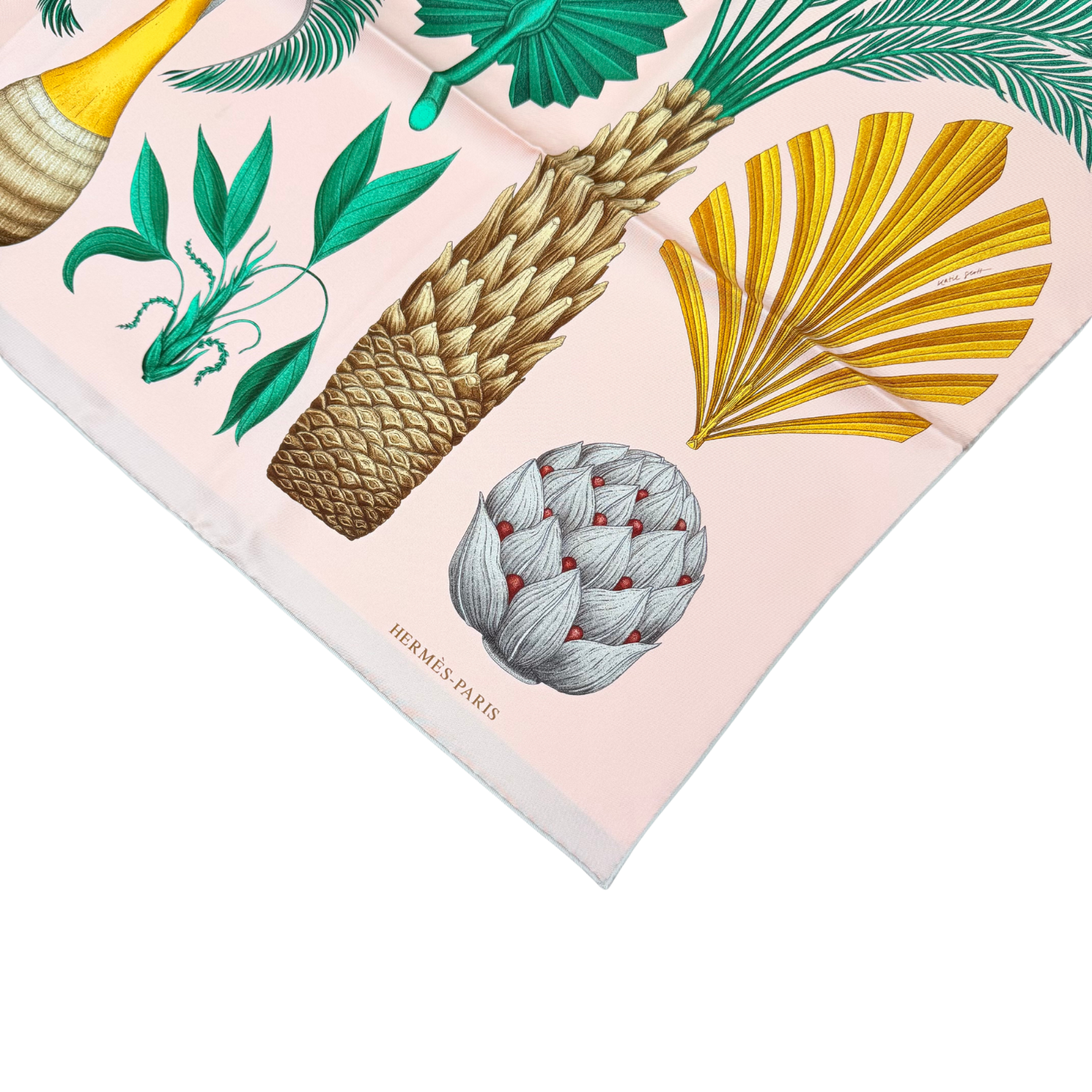 Hermès Index Palmarum Silk Scarf