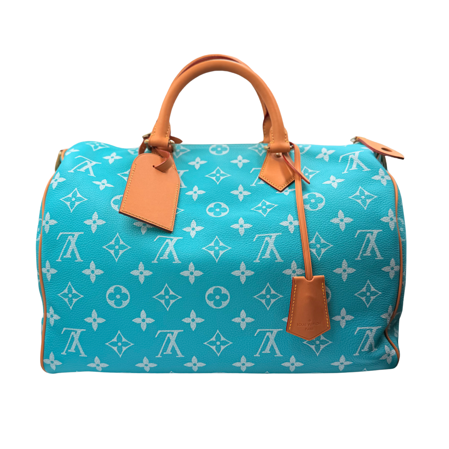 Louis Vuitton Limited Speedy P9 Bandoulière 40 Turquoise
