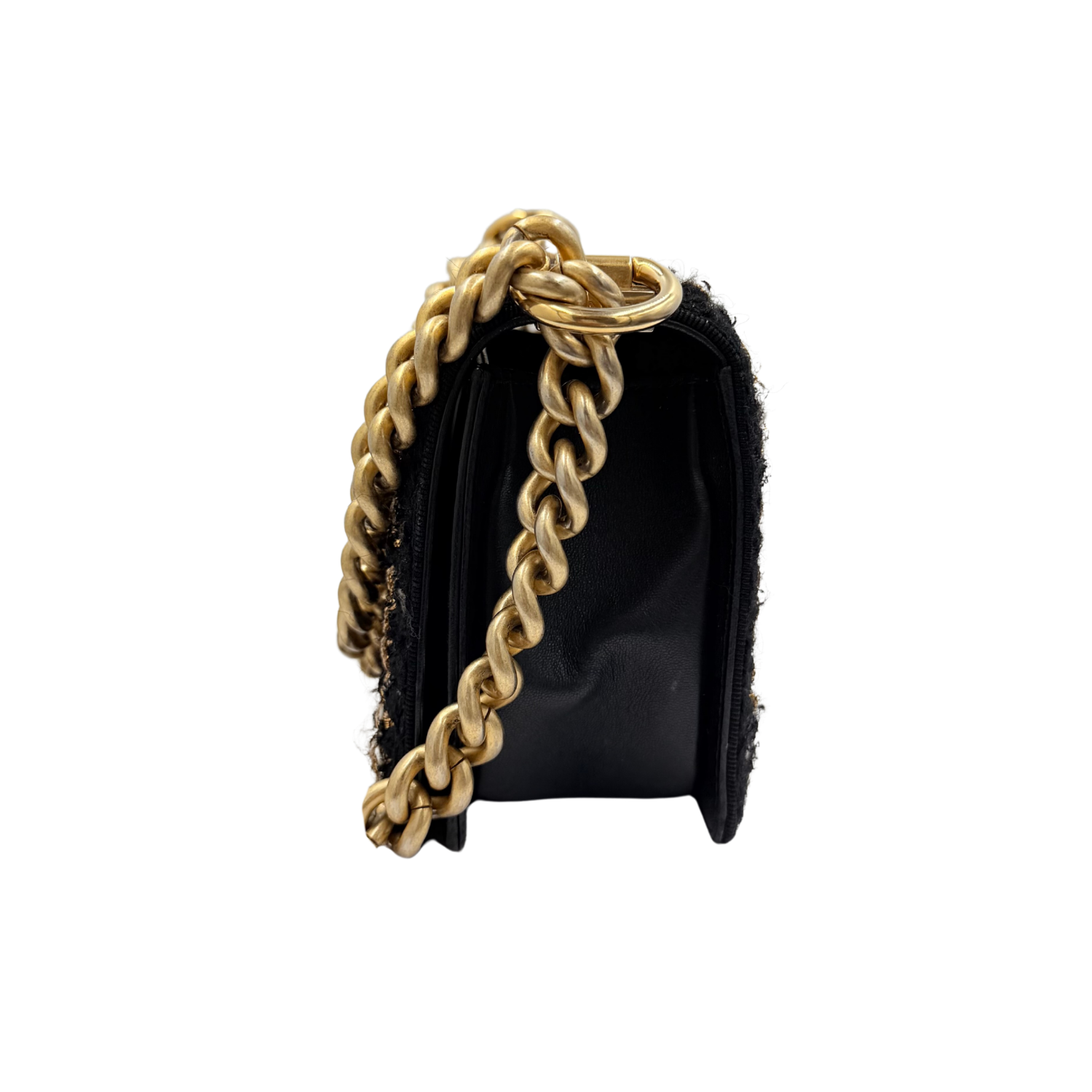 Chanel Small Jacket Boy Bag Black