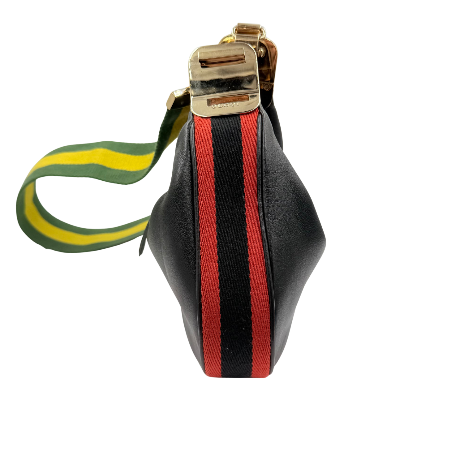 Gucci Small Attache Shoulder Bag Black