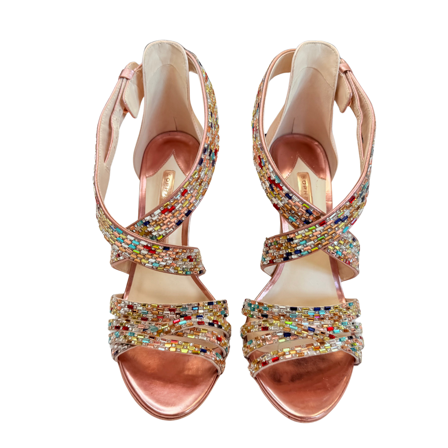 Sophia Webster Women's Danae 100 Embellished High Heel Sandals