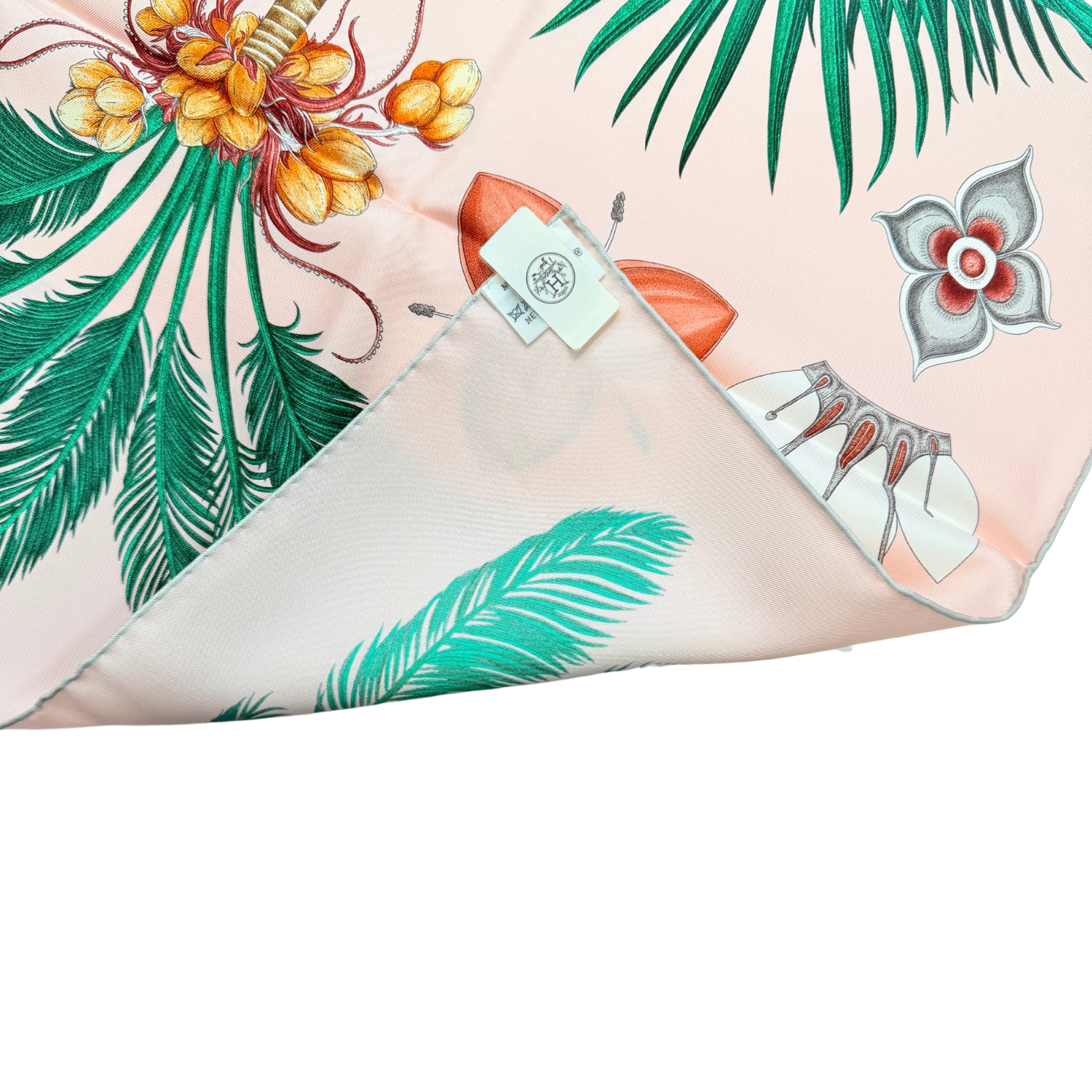 Hermès Index Palmarum Silk Scarf