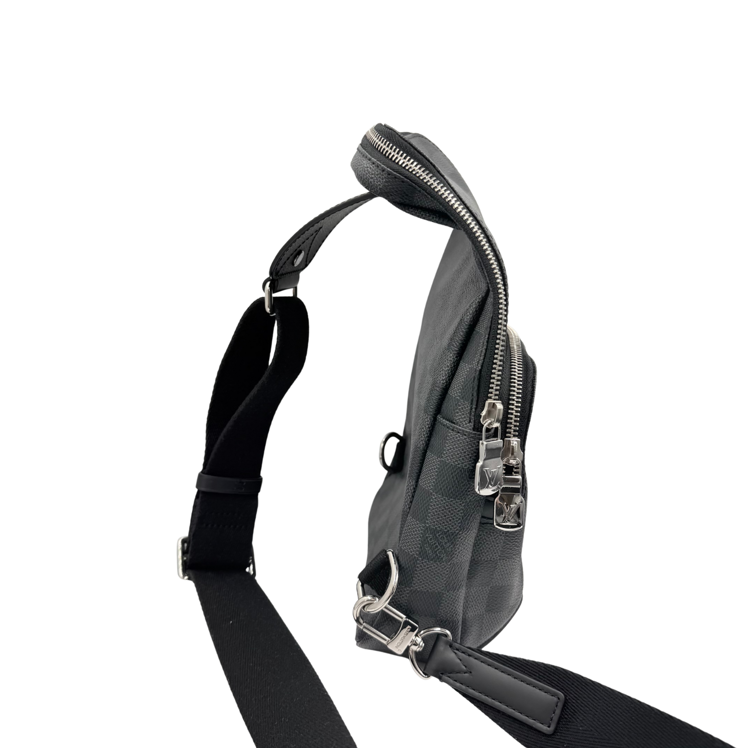 Louis Vuitton Damier Graphite Canvas Avenue Sling Bag Black