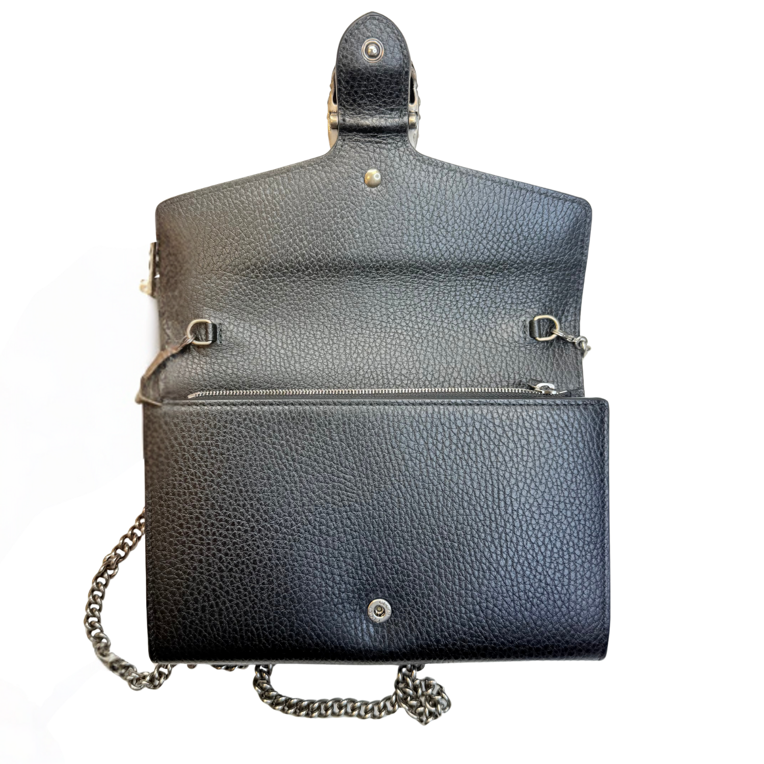 Gucci Mini Dionysus Wallet On Chain Black