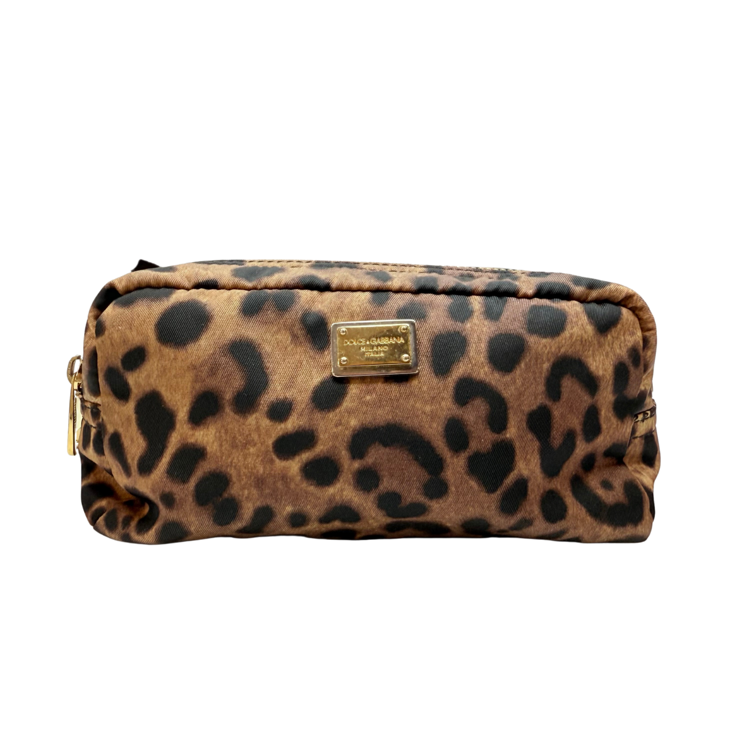 Dolce & Gabbana Cosmetic Bag Leopard Print