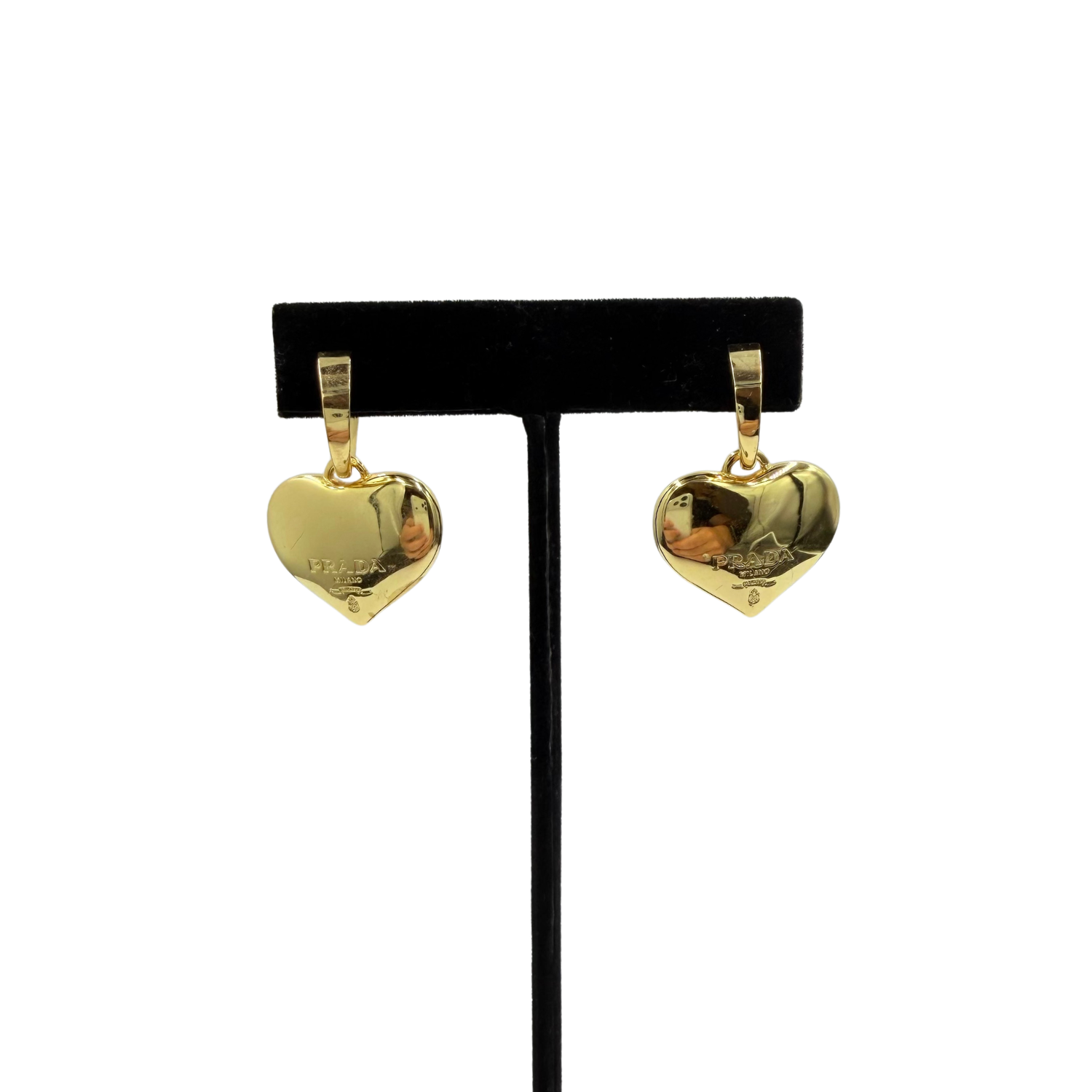 Eternal Gold Heart Drop Earrings