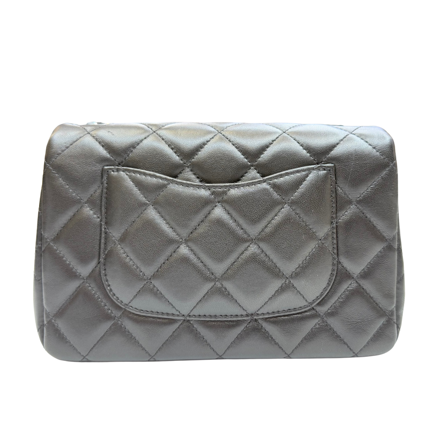 Chanel Metiers D'Art Wood Handle Flap Bag Black