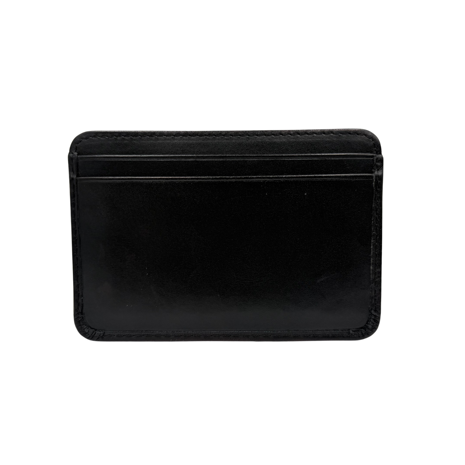 Chanel CC Ligne Cambon Cardholder Black and Silver