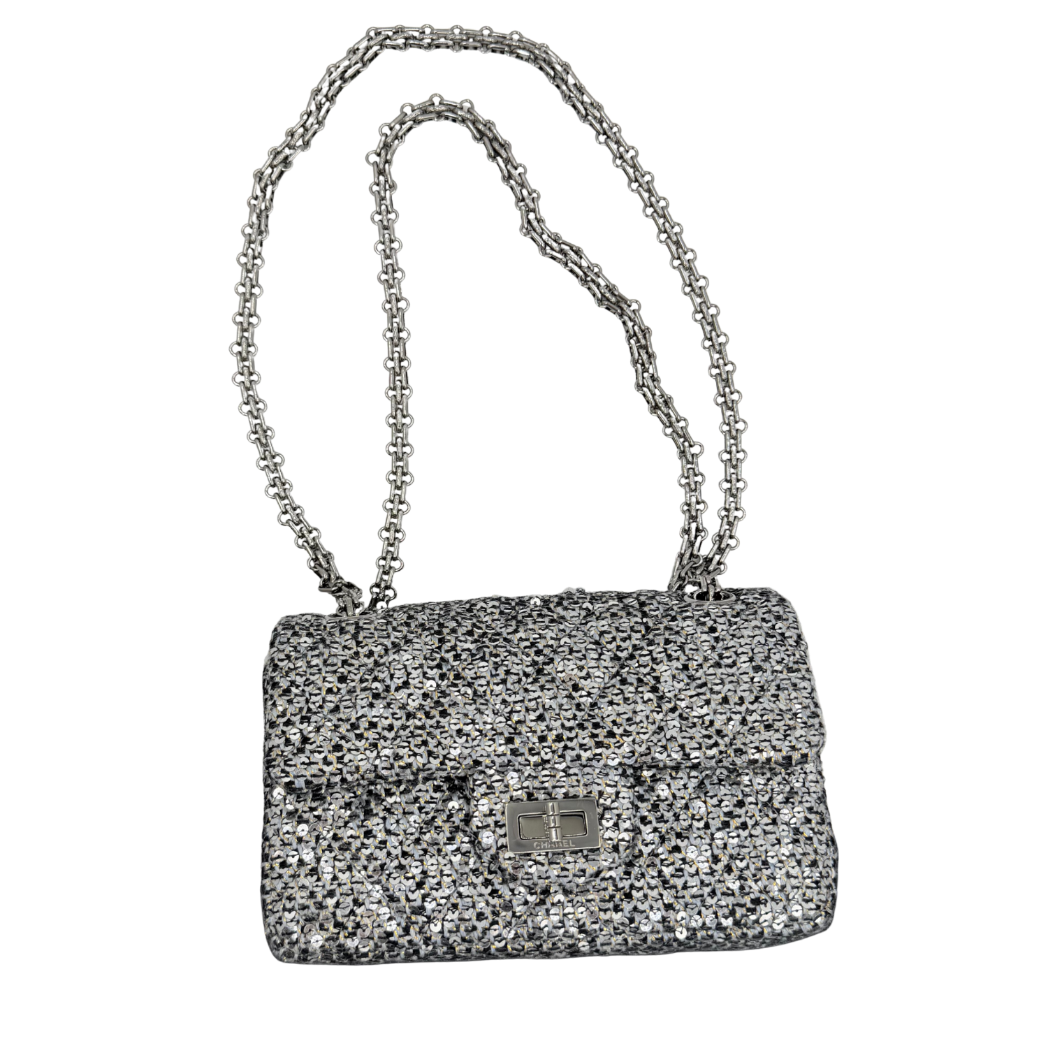 Chanel Limited Tweed Mini Reissue Flap Bag Sequin