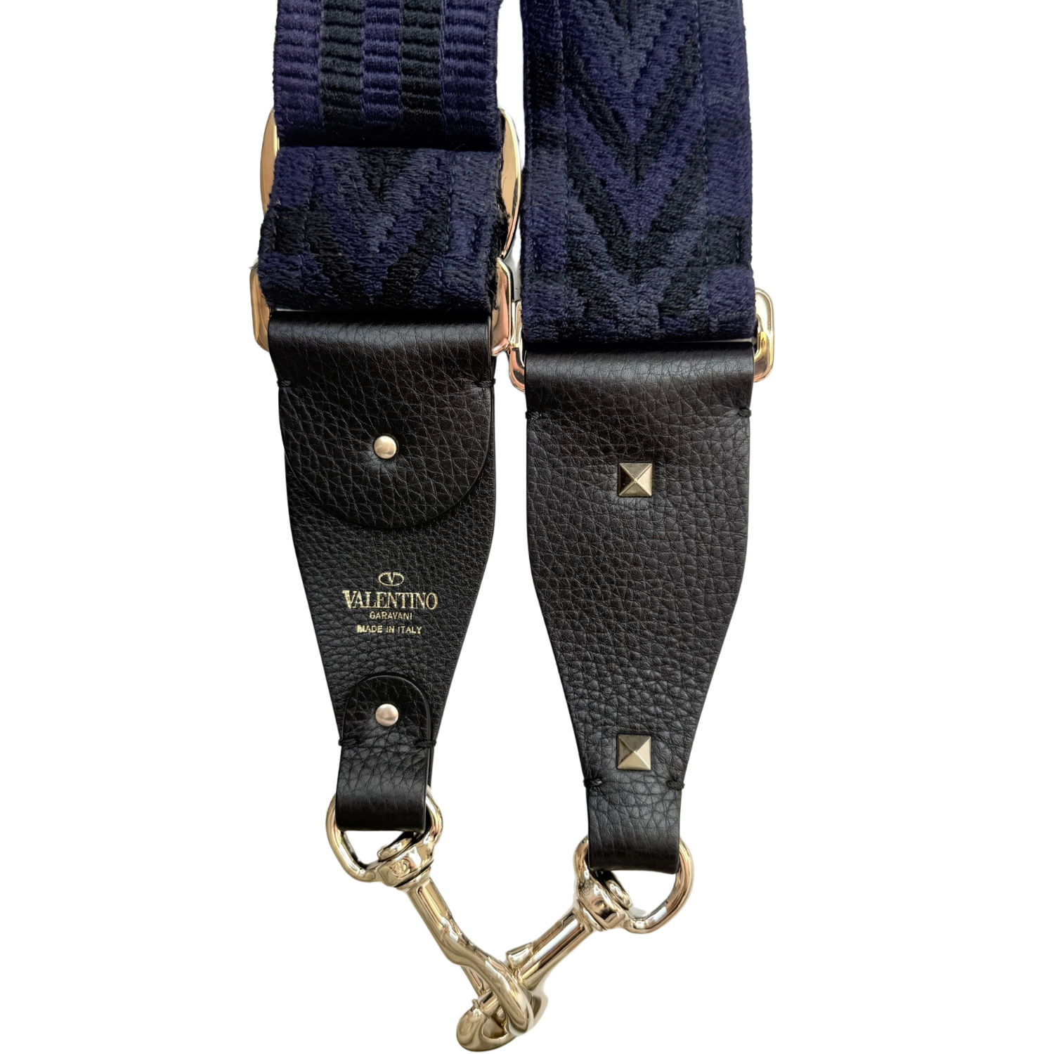 Valentino Chevron Bag Strap Purple