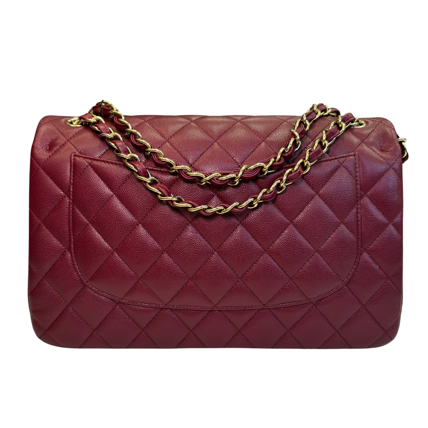 Chanel Jumbo Double Flap Classic Wine