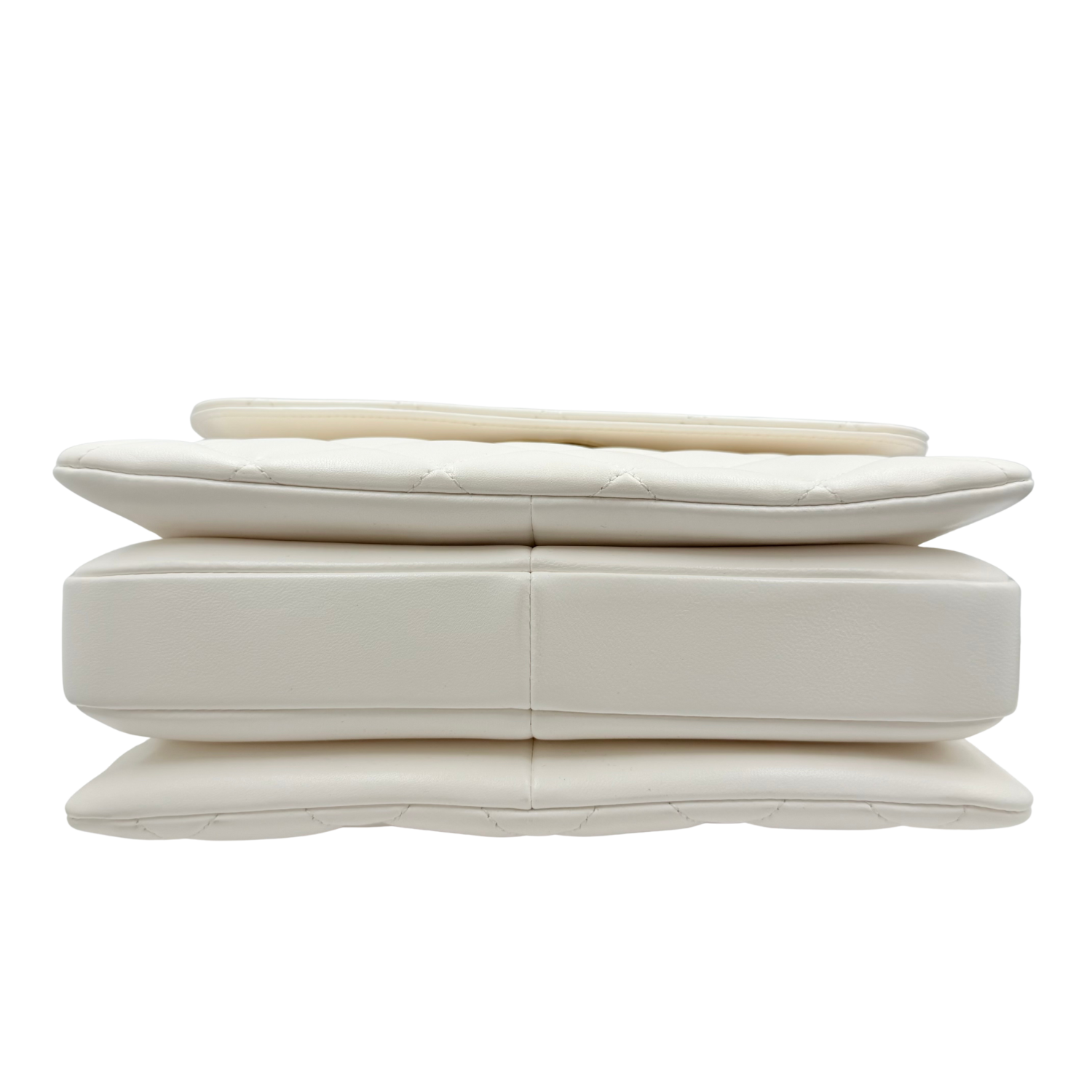 Chanel Small Trendy CC Flap Bag White