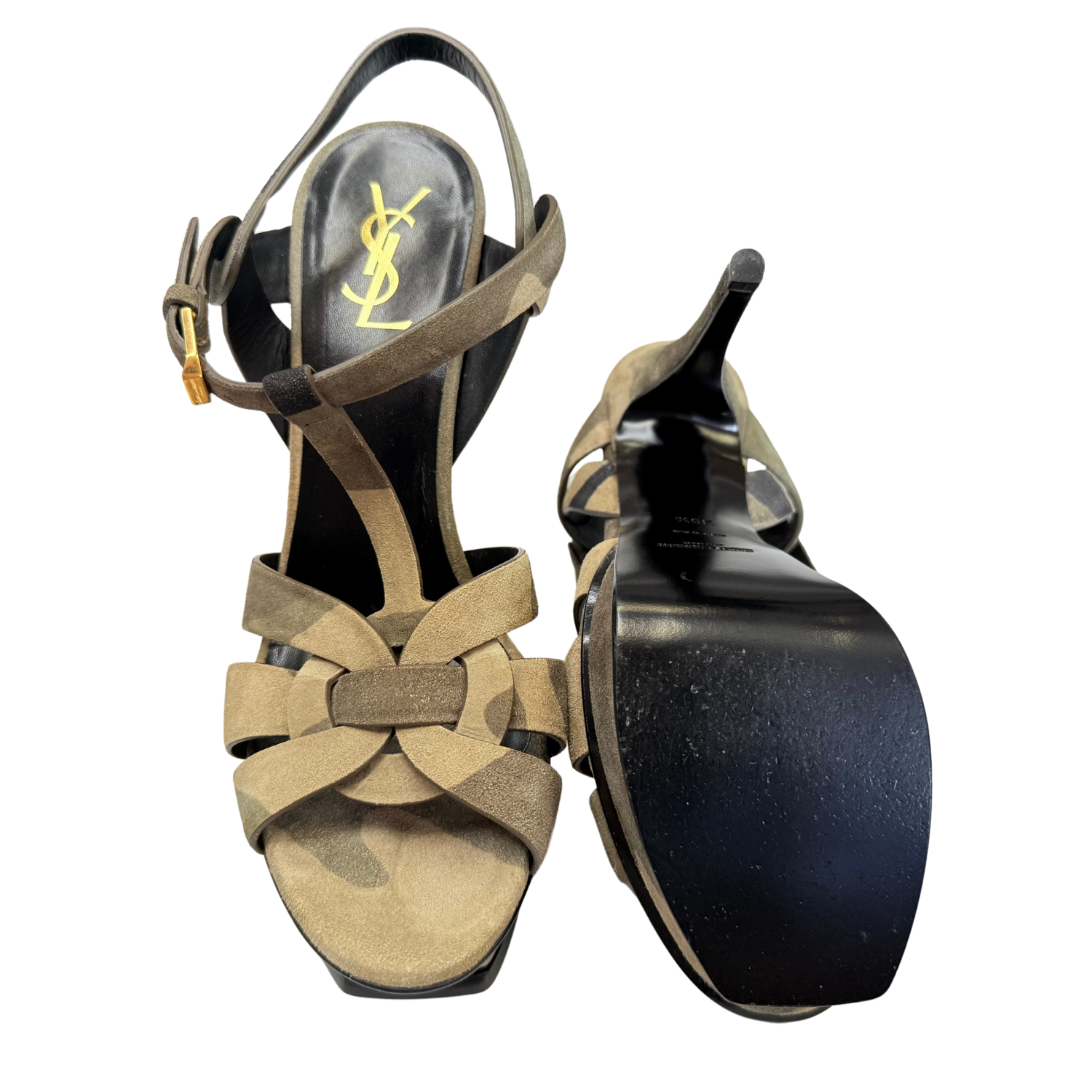 Yves Saint Laurent Suede Tributes 105mm Camouflage
