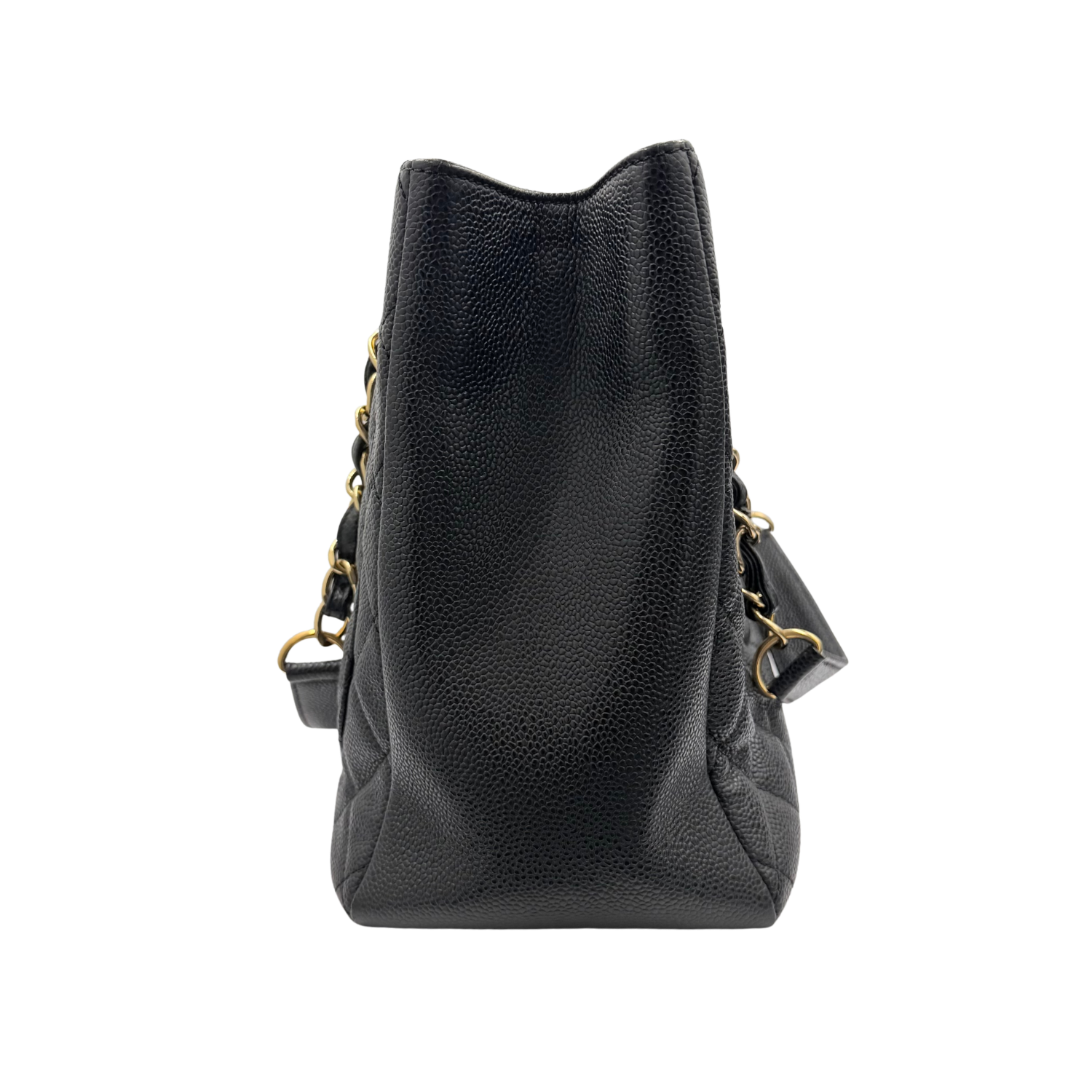Chanel Caviar Quilted Grand Shopping Tote GST Black