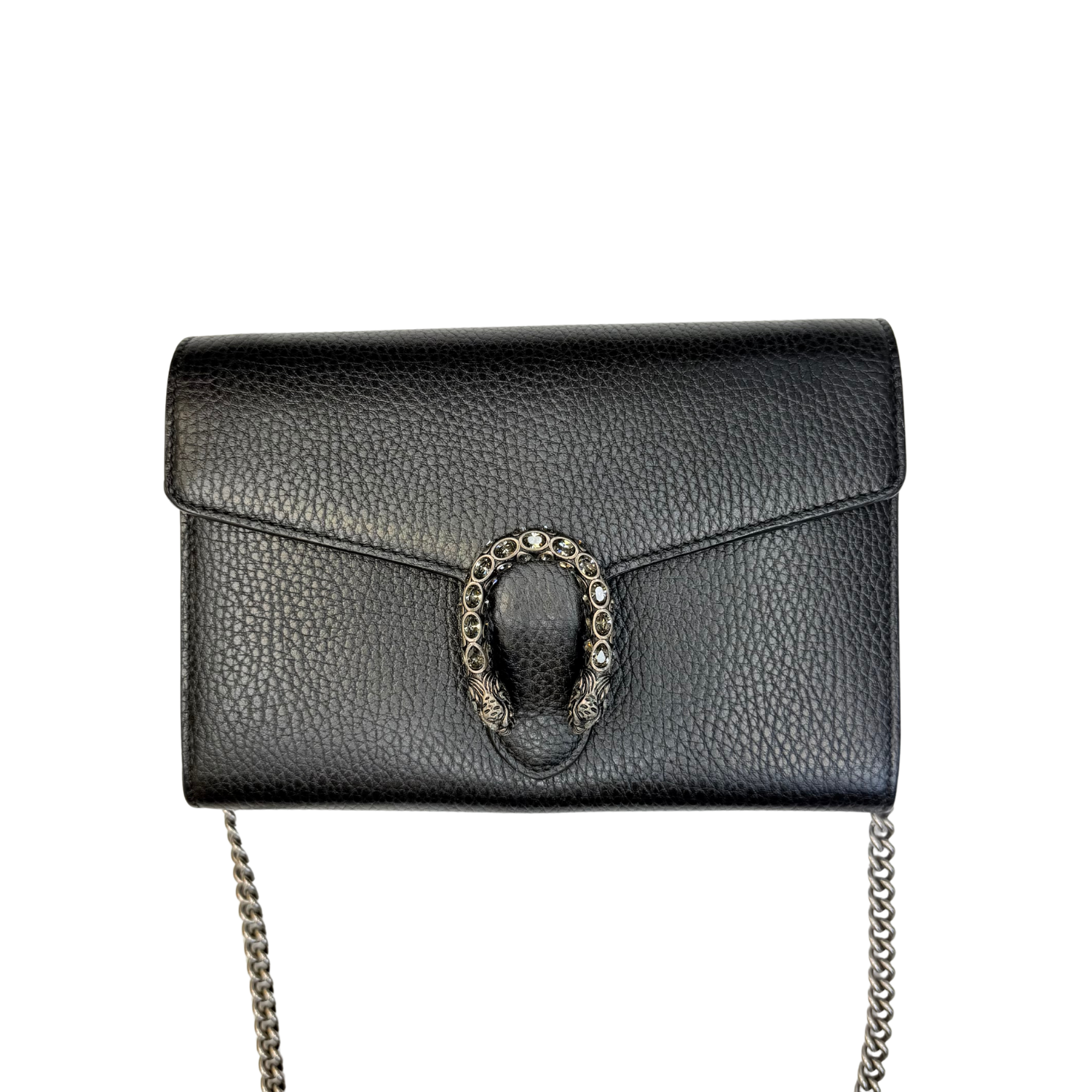 Gucci Mini Dionysus Wallet On Chain Black