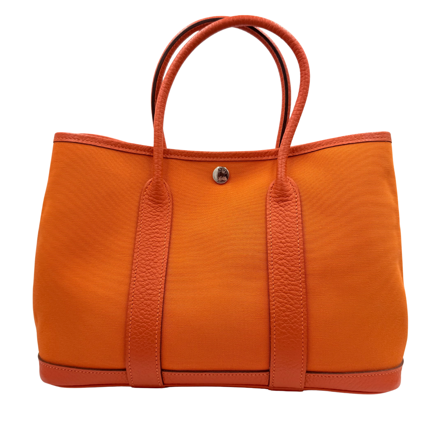 Hermès Toile & Negonda Garden Party 30 Orange