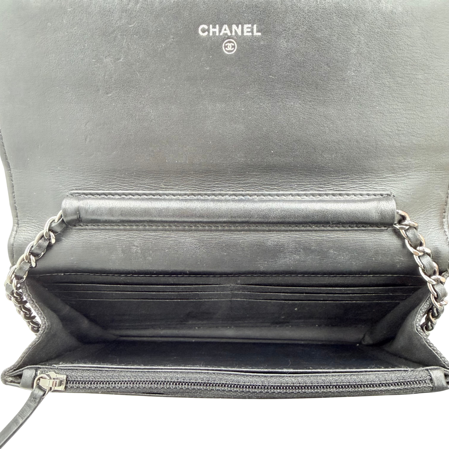Chanel Paris-Shanghai Studded Wallet On Chain Black