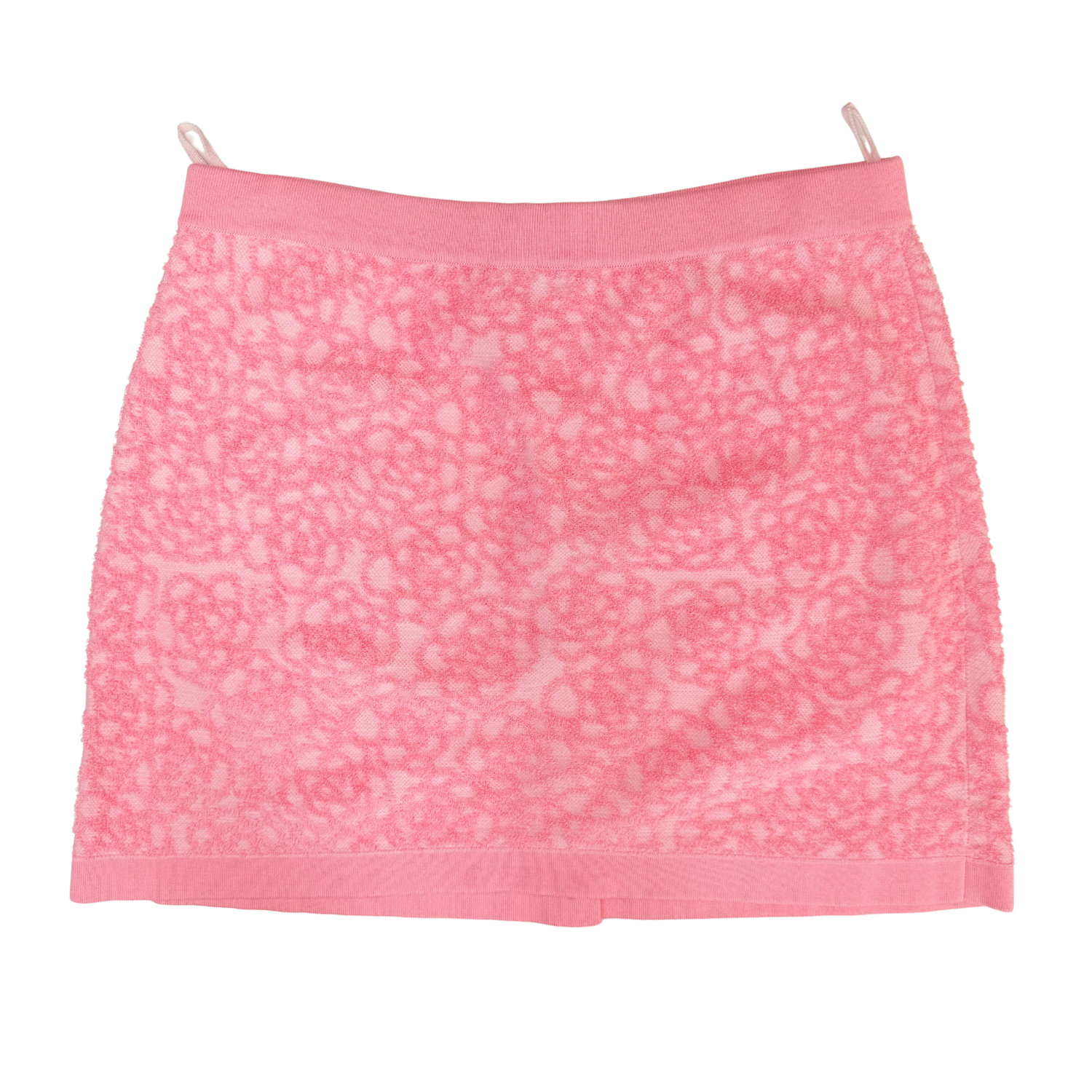 Chanel Patterned Mini Skirt Pink