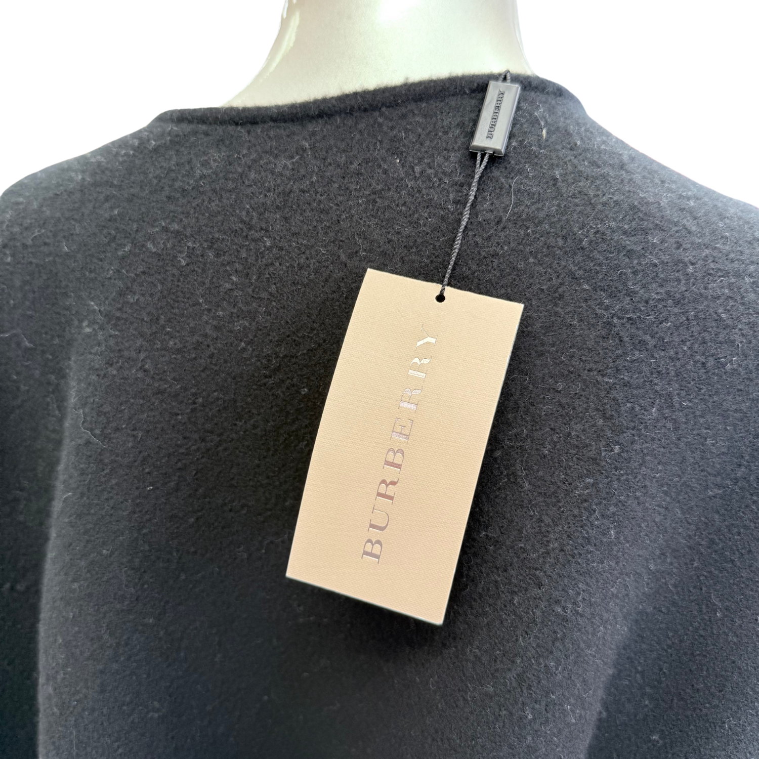 Burberry Reversible Plaid Wool Cape