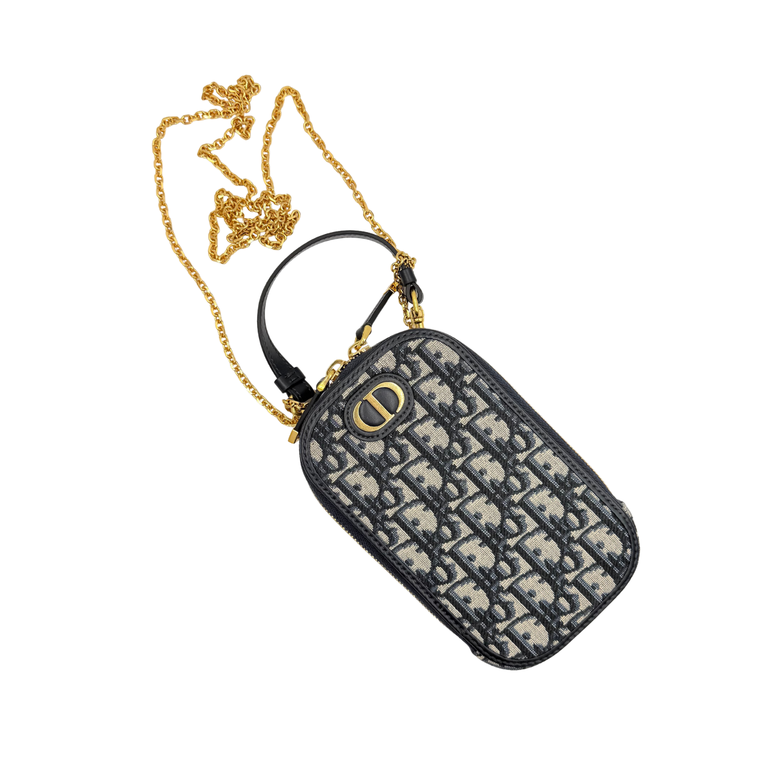 Christian Dior 30 Montaigne Call'in Dior Phone Holder Blue