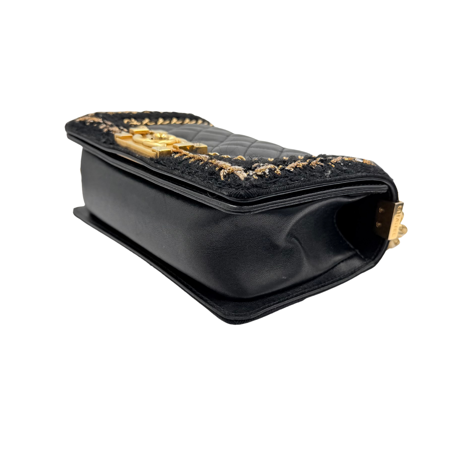 Chanel Small Jacket Boy Bag Black