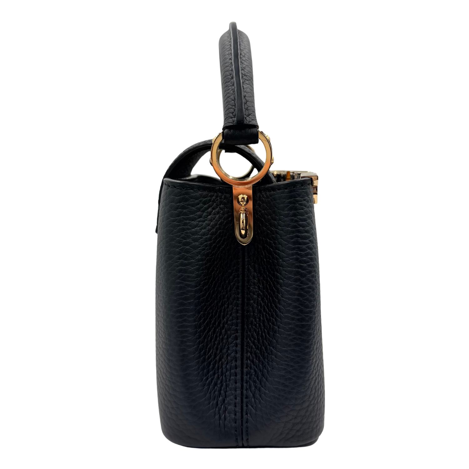 Louis Vuitton Mini Capucine Mother of Pearl Black