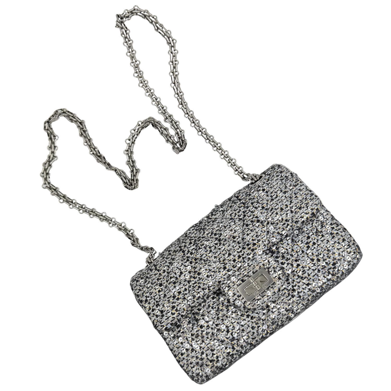 Chanel Limited Tweed Mini Reissue Flap Bag Sequin