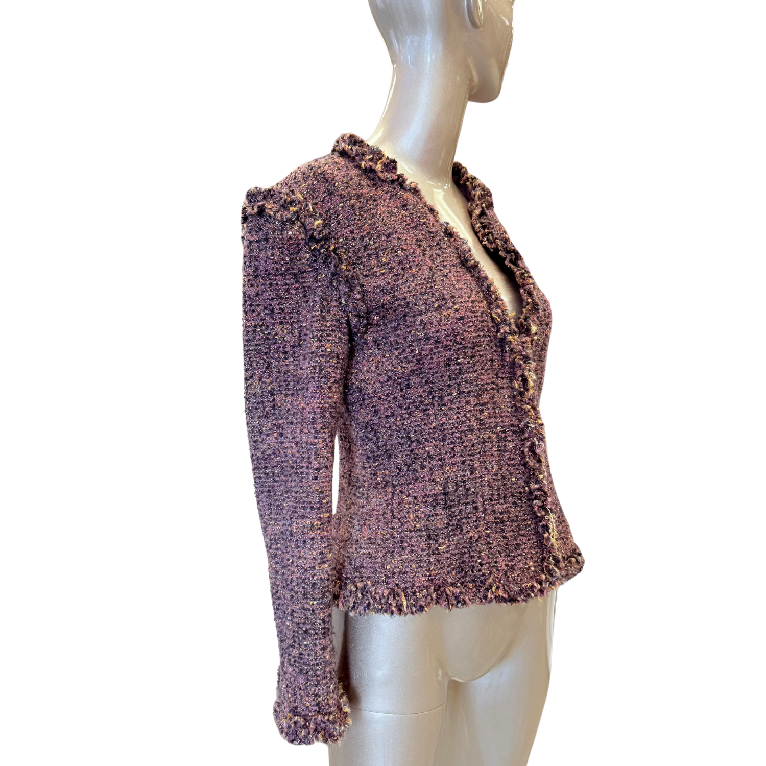 Chanel Vintage 2003 Tweed Evening Blazer