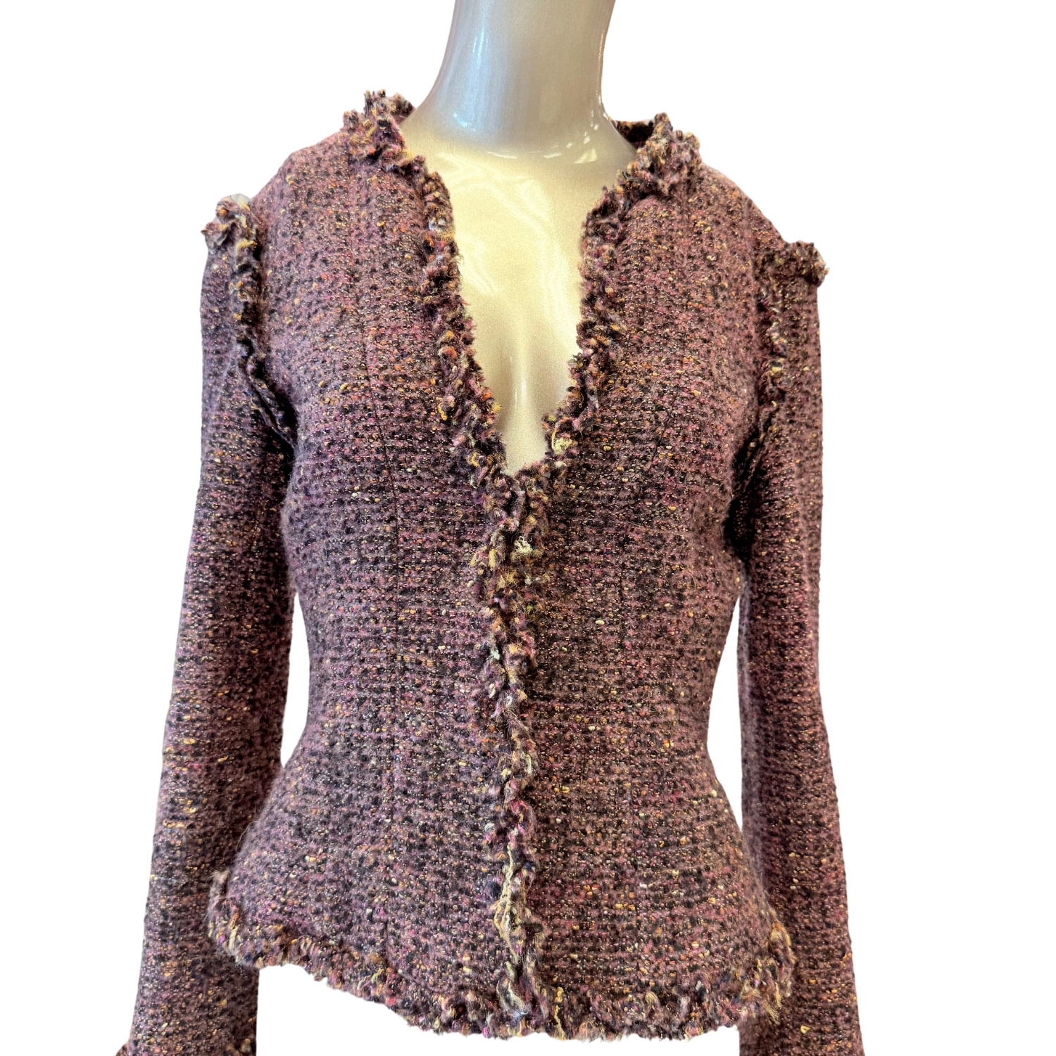 Chanel Vintage 2003 Tweed Evening Blazer